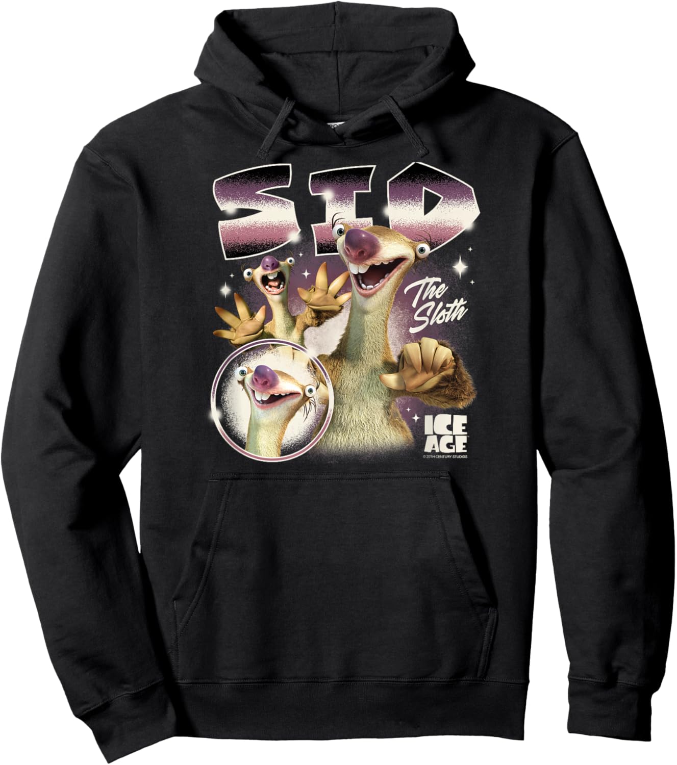 20th Century Studios - Ice Age - Sid The Sloth Hoodie - Hoodie | Black
