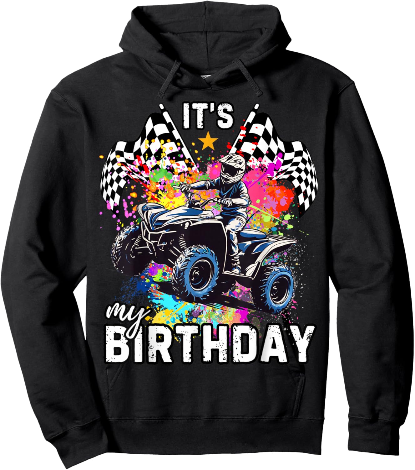 It's My ATV Birthday Hoodie - Hoodie | Black