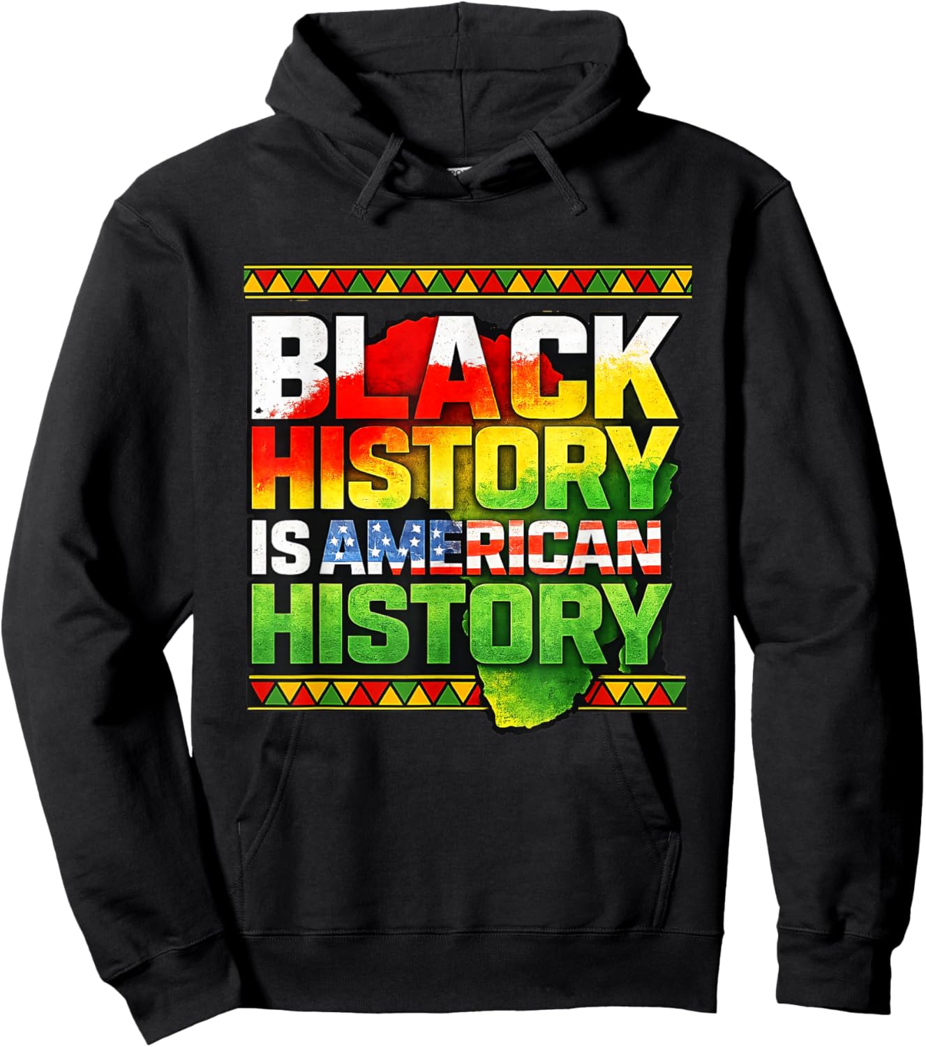 Black History American Pride African Heritage Hoodie - Hoodie | Black