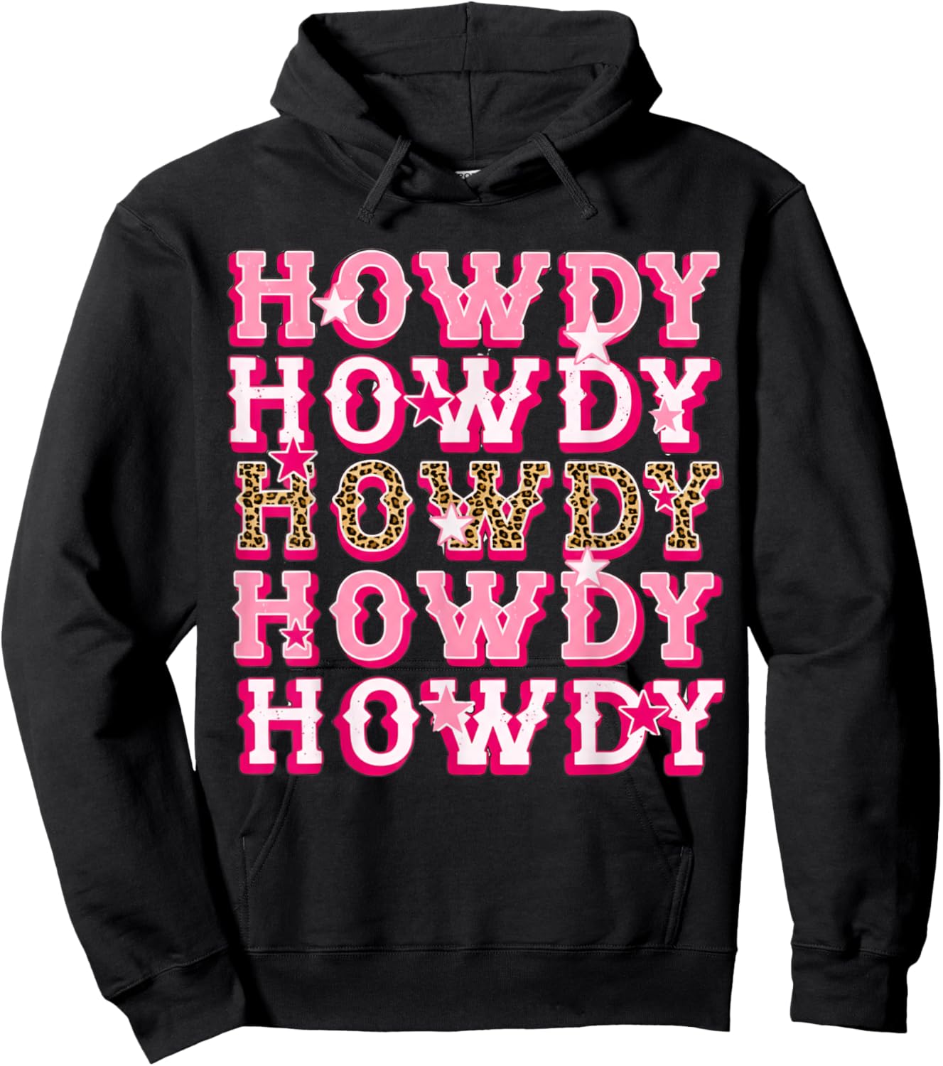Howdy Western Cowboy Howdy Cowboy Rodeo Cowgirl Hoodie - Hoodie | Black