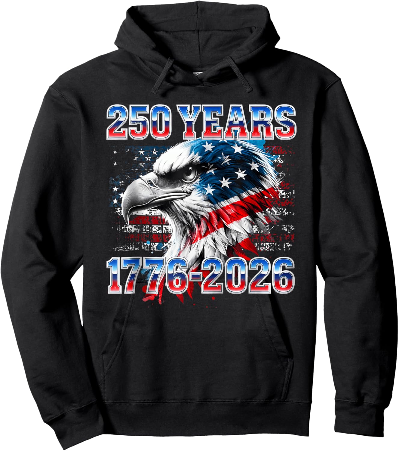Patriotic Hoodie - Hoodie | Black