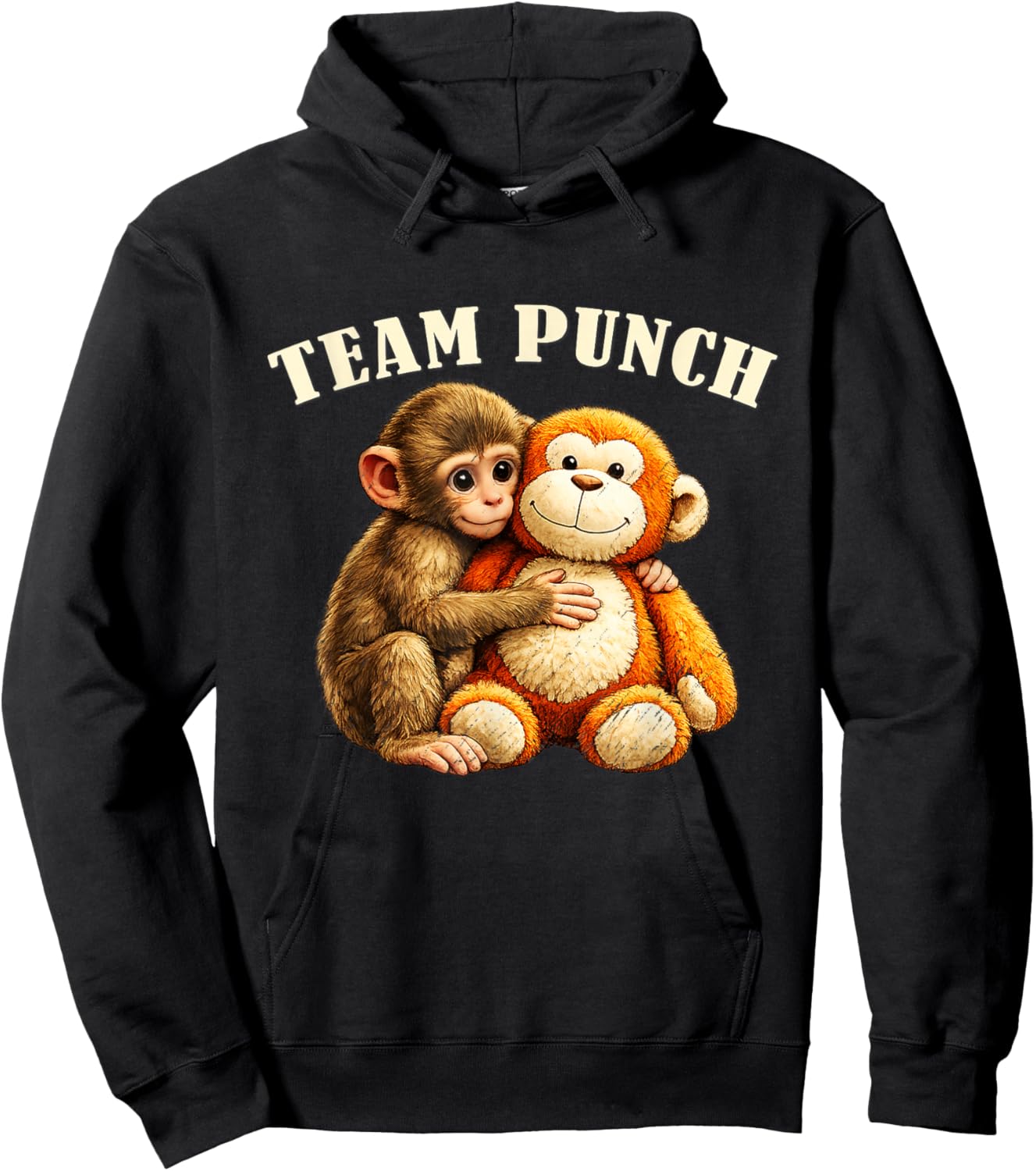 Baby Monkey Punch Team Punch Hoodie - Hoodie | Black