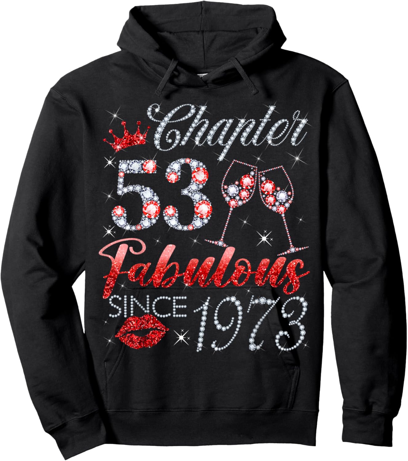 Chapter 53 Fabulous Since 1973 53 Years Old Lady Women Hoodie - Hoodie | Black