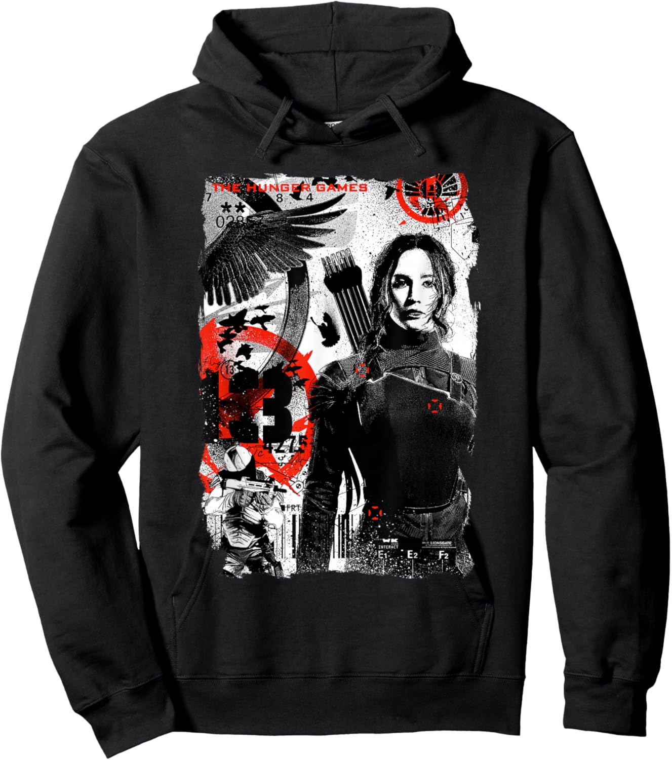 The World of The Hunger Games Katniss Everdeen Hoodie - Hoodie | Black