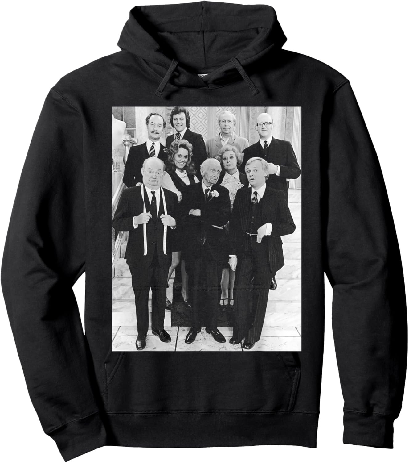 are You Being Served Cast Comedy Show 1976 Hoodie - Hoodie | Black