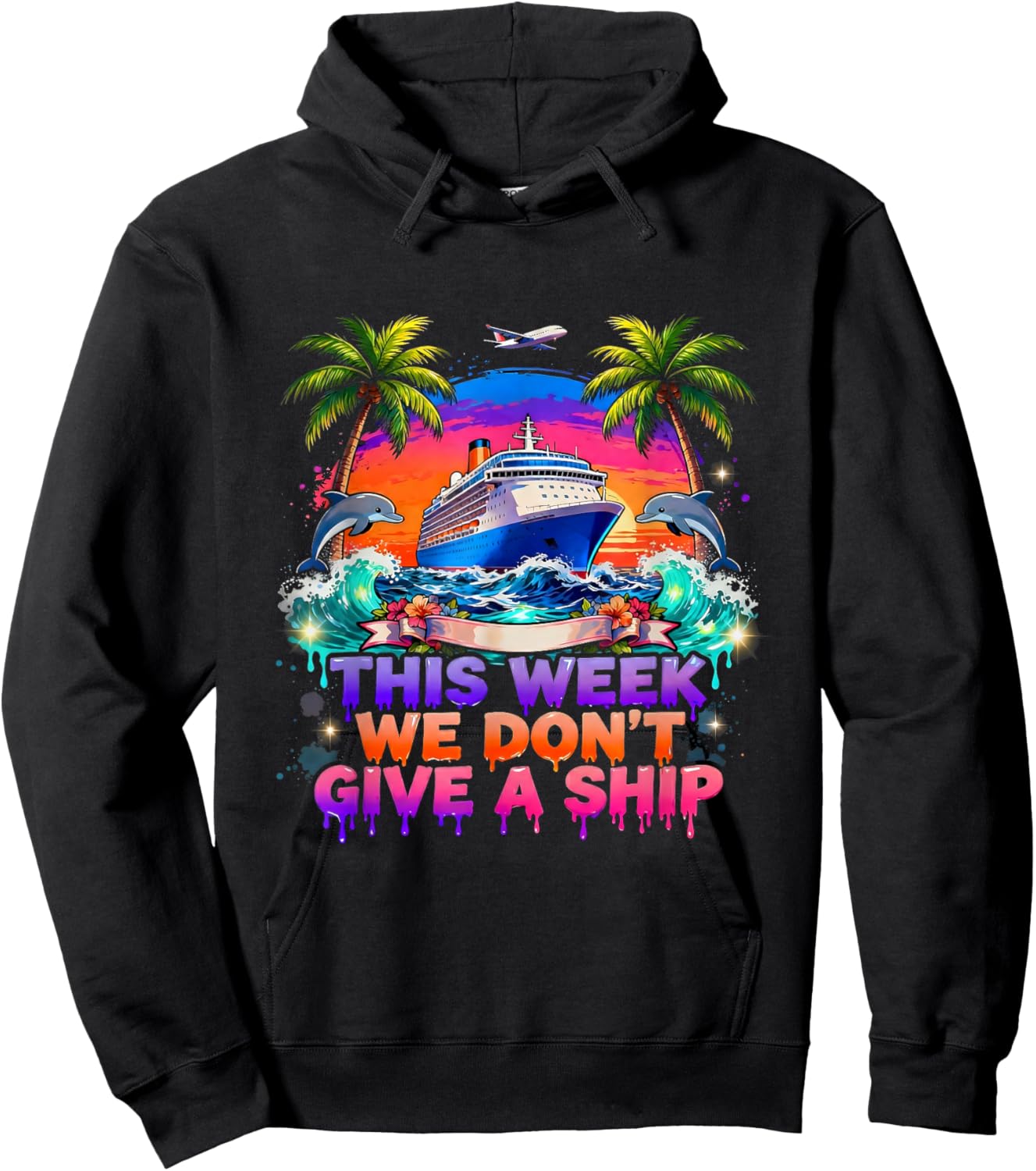 Holidays Cruise 2026 Ship Vacation Family Trip Friends Hoodie - Hoodie | Black