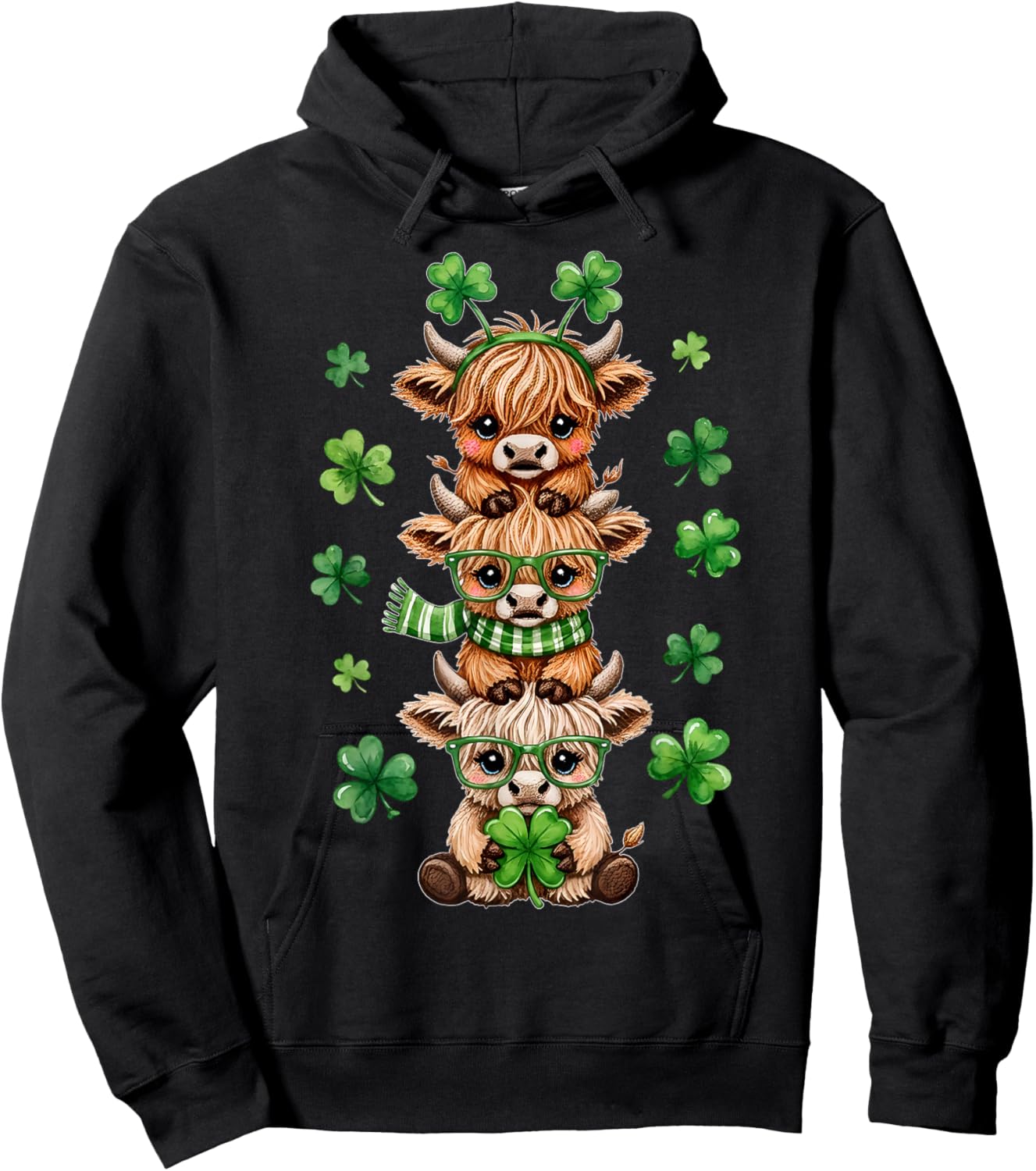 Lucky Cow Hoodie - Hoodie | Black