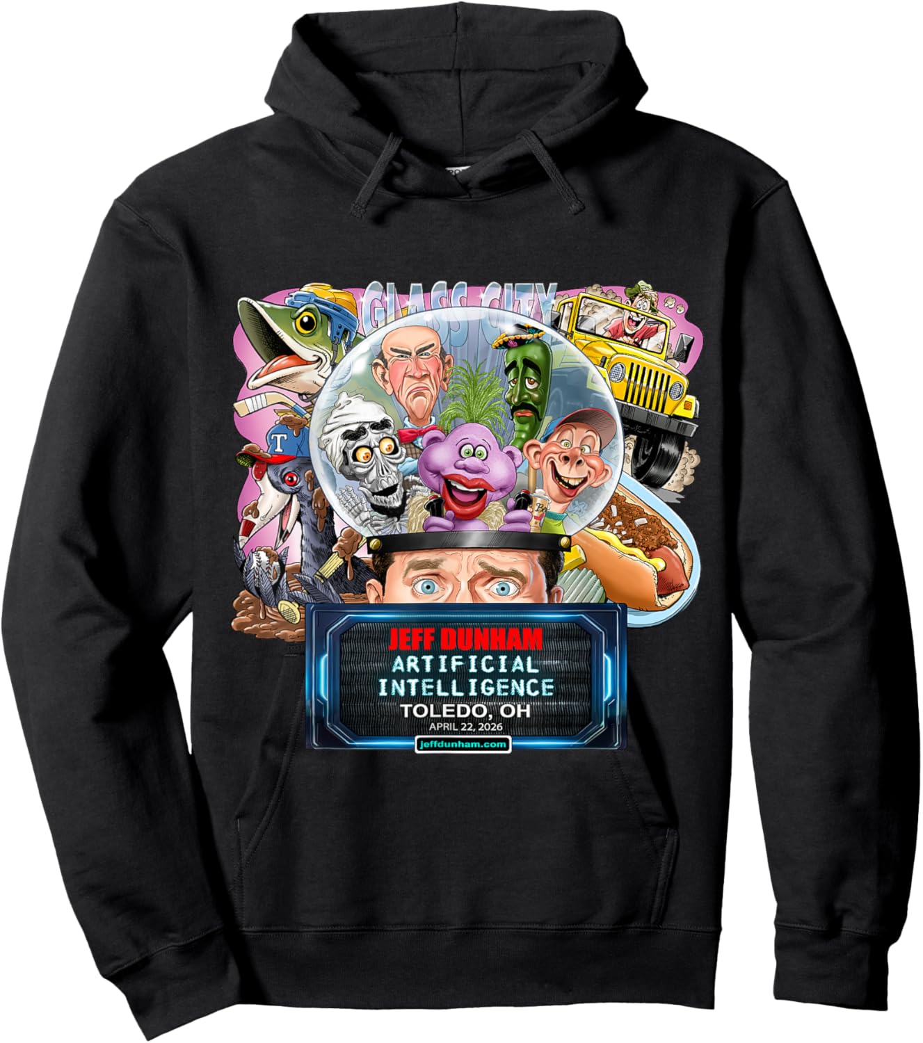 Jeff Dunham Toledo, OH (2026) Hoodie - Hoodie | Black