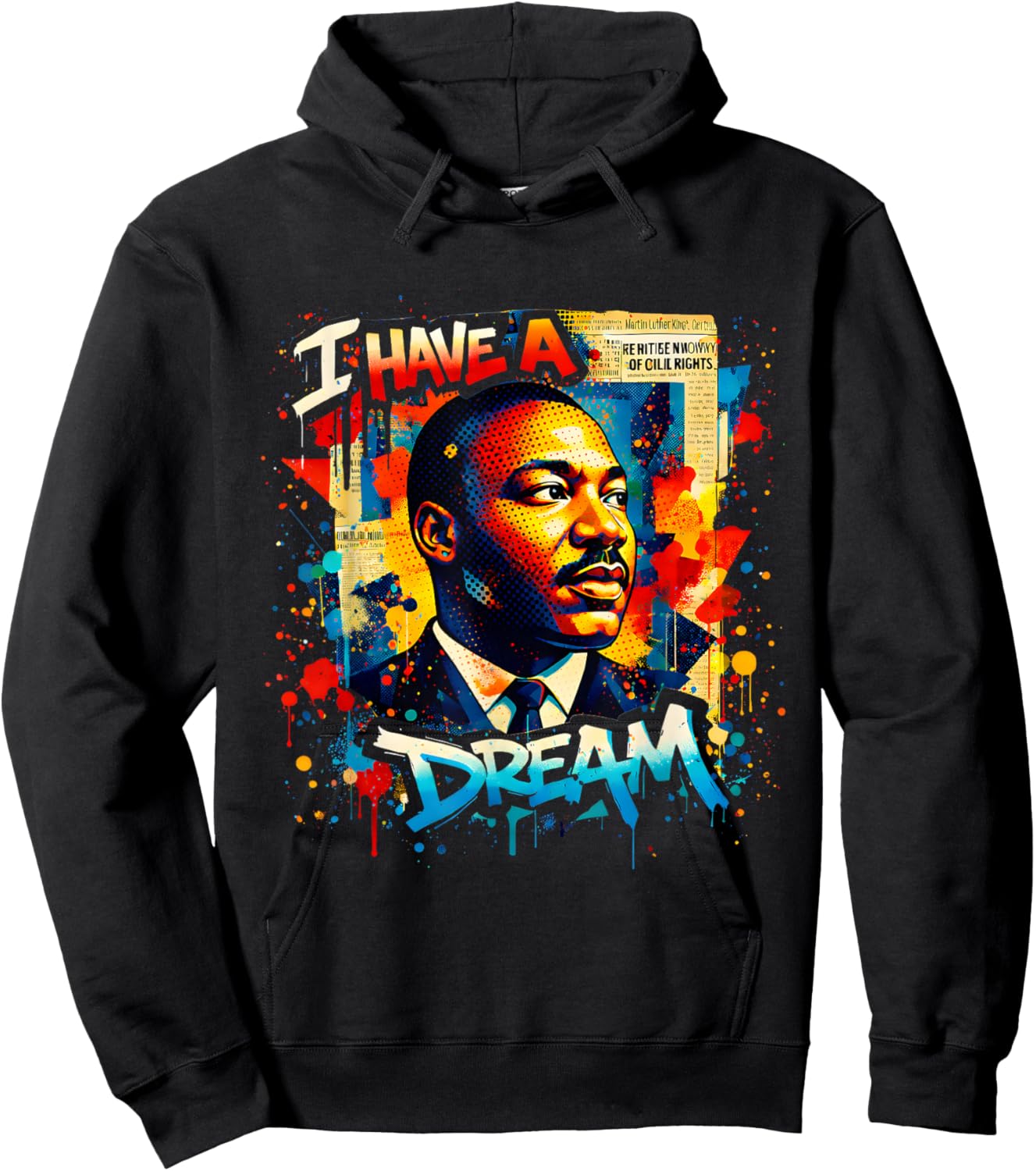 African American Dream Like a King Black History Month Hoodie - Hoodie | Black