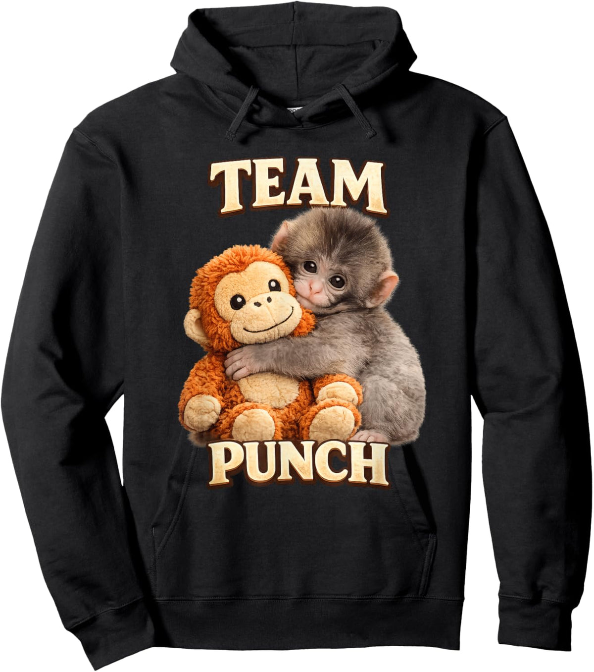 Monkey Team Punch Hoodie - Hoodie | Black