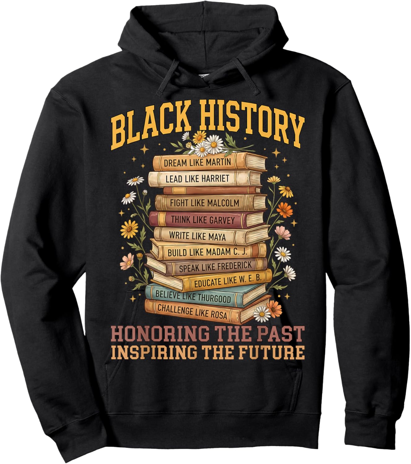 Black History Month Teacher Past Inspiring The Future Hoodie - Hoodie | Black