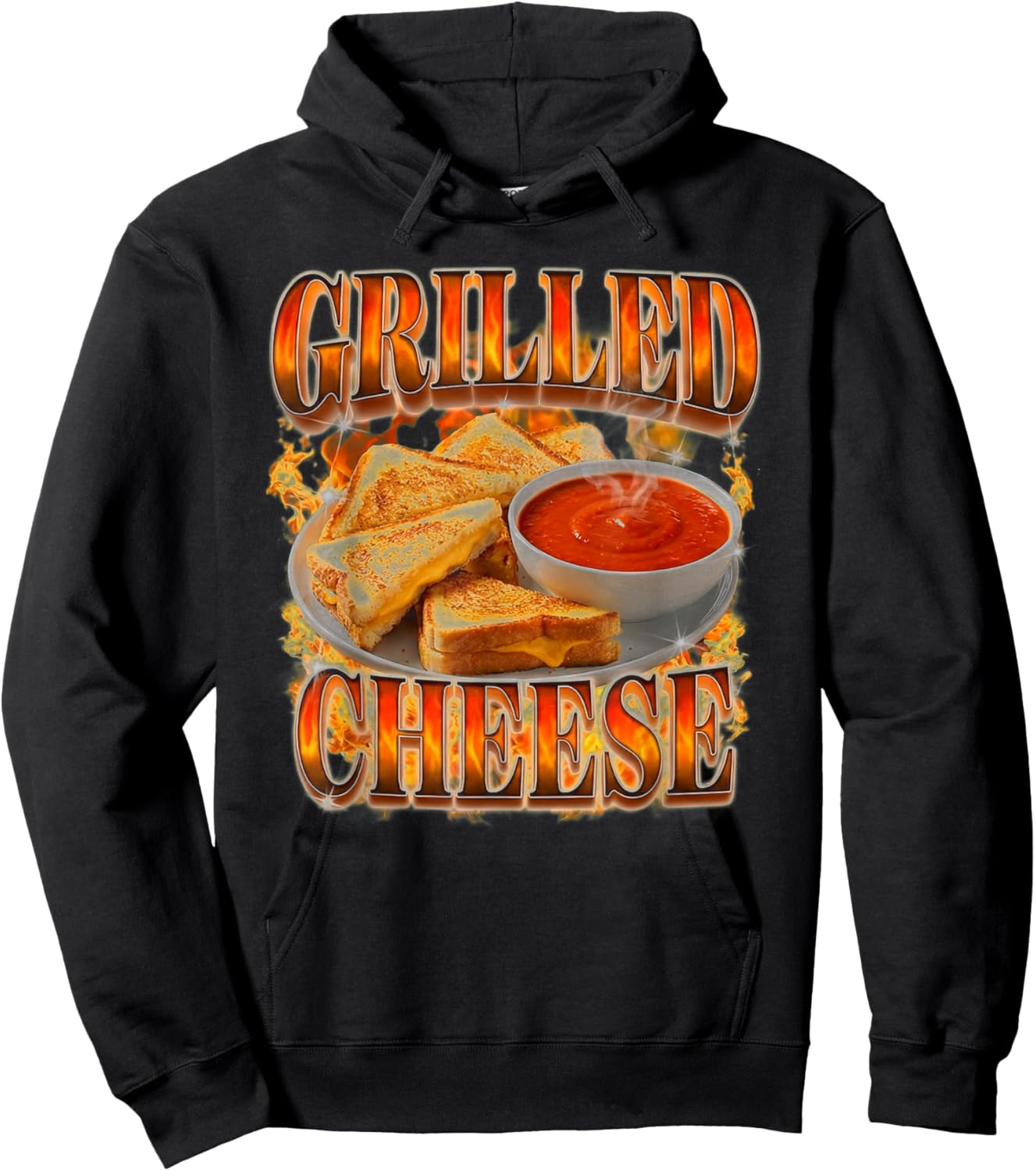 Grilled Cheese Grilled Cheese Sandwich Maker Hoodie - Hoodie | Black
