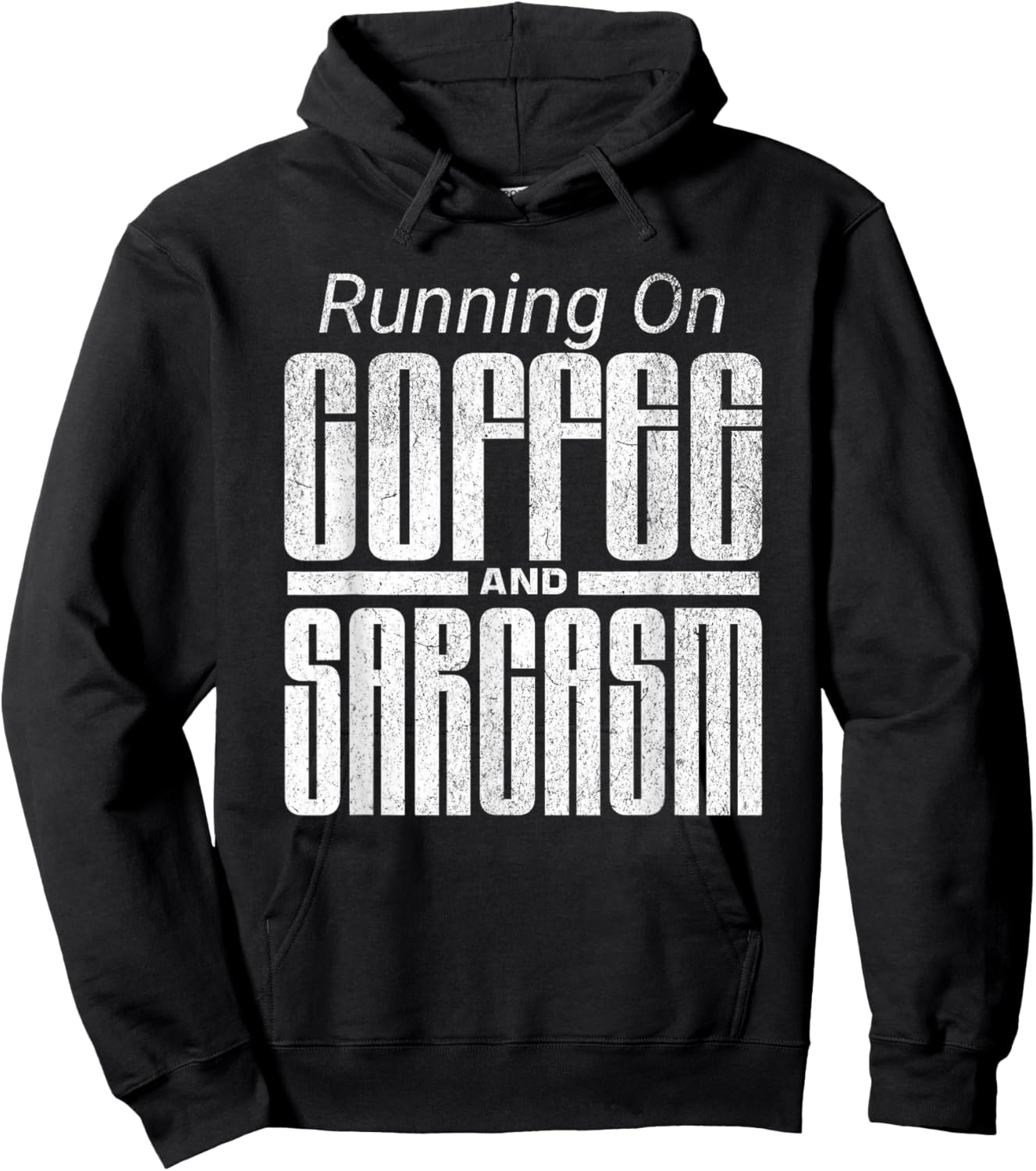 Funny Sarcastic Coffee Lover Humor Hoodie - Hoodie | Black