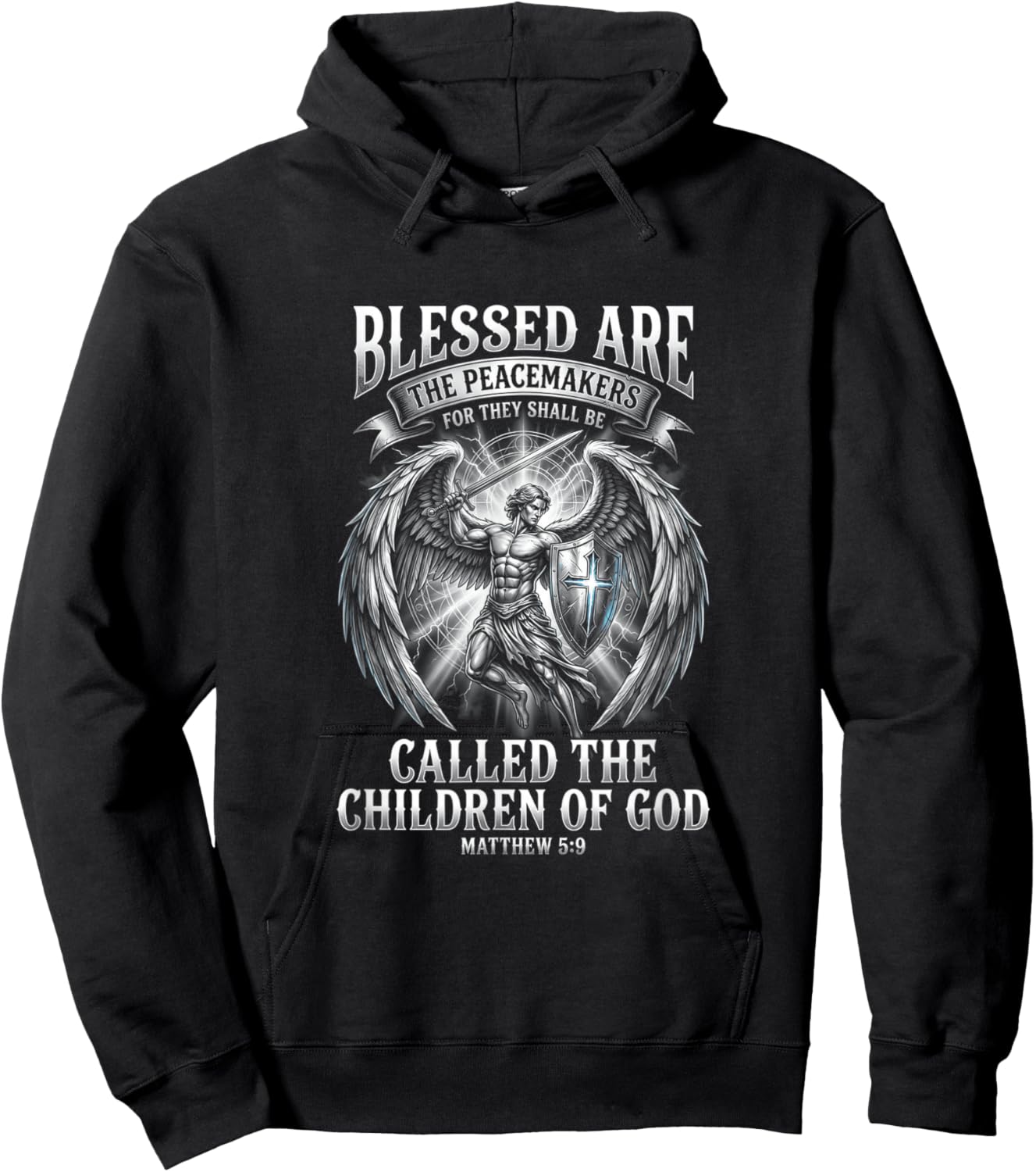 Blessed are The Peacemakers Hoodie - Hoodie | Black