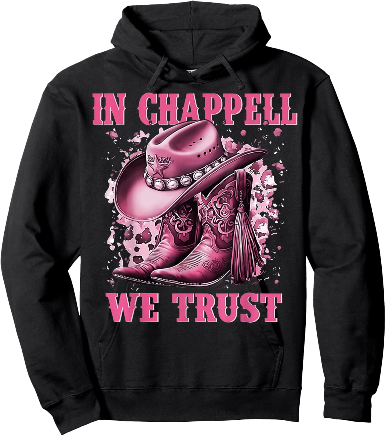 Vintage in Chappell We Trust Retro Gift Women Hoodie - Hoodie | Black