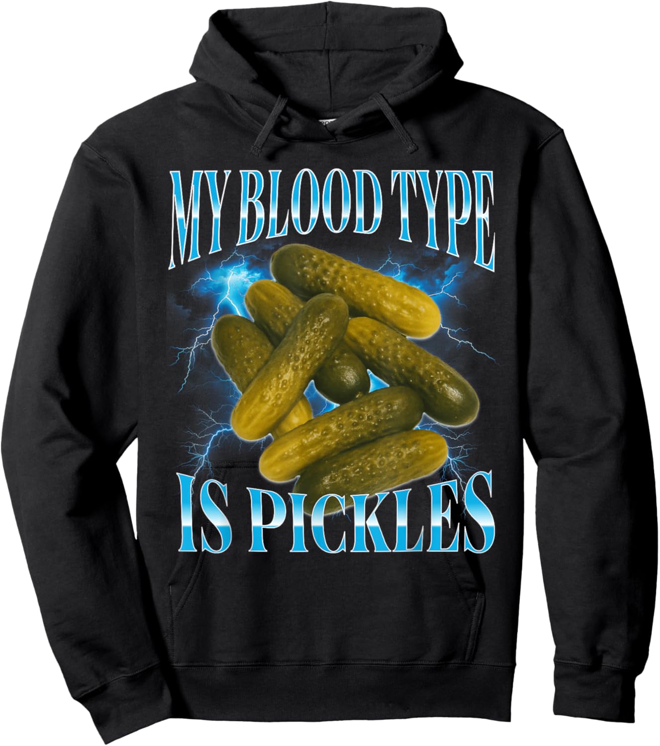 Funny Cringe Pickles Pickle Lover Hoodie - Hoodie | Black