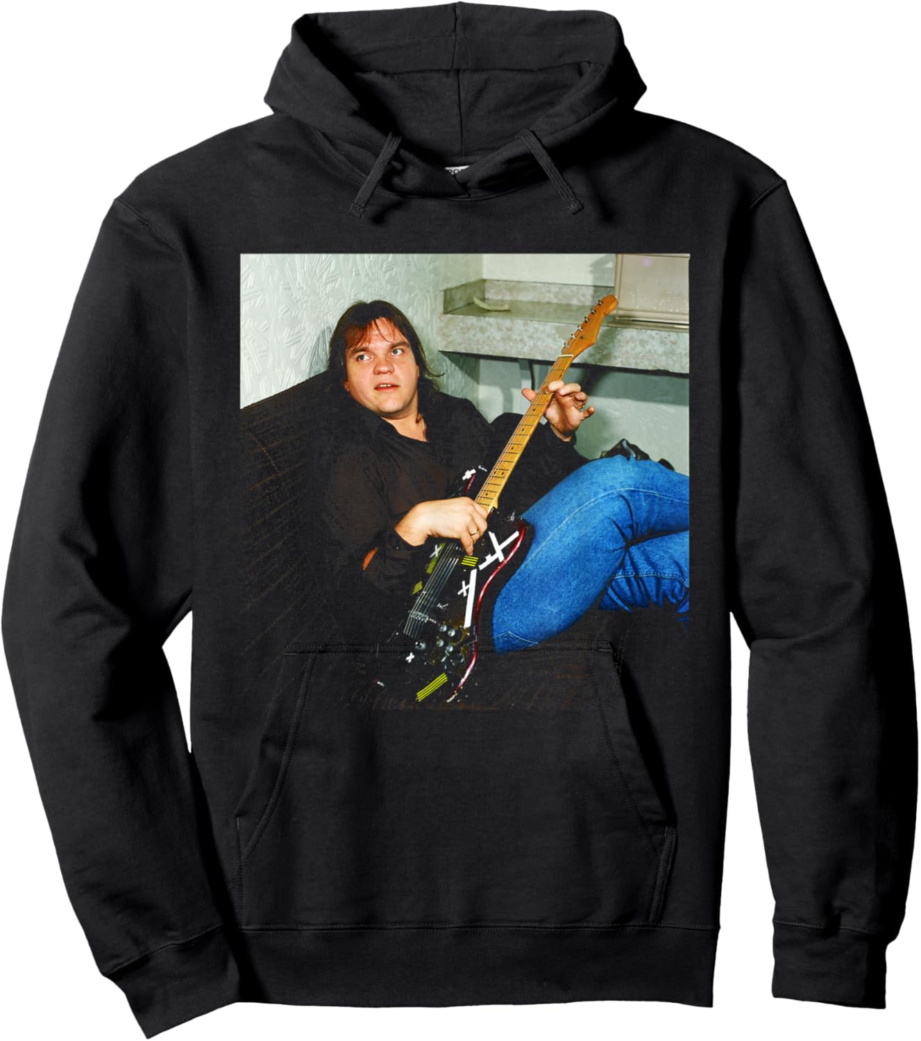 Bat Out of Hell Singer Meat Loaf Bad for Good Tour 1985 Hoodie - Hoodie | Black