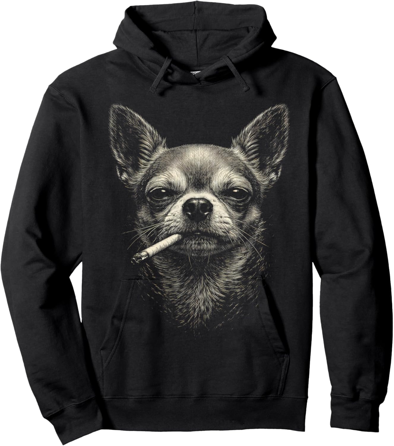Dog Smoking Cigarette Funny Chihuahua Meme Got That Dog Men Hoodie - Hoodie | Black