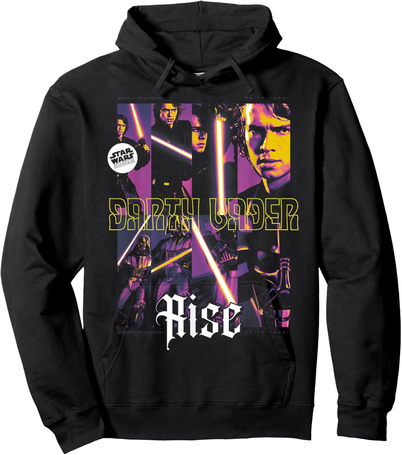 Star Wars Revenge of The Sith Darth Vader Rise Hoodie - Hoodie | Black