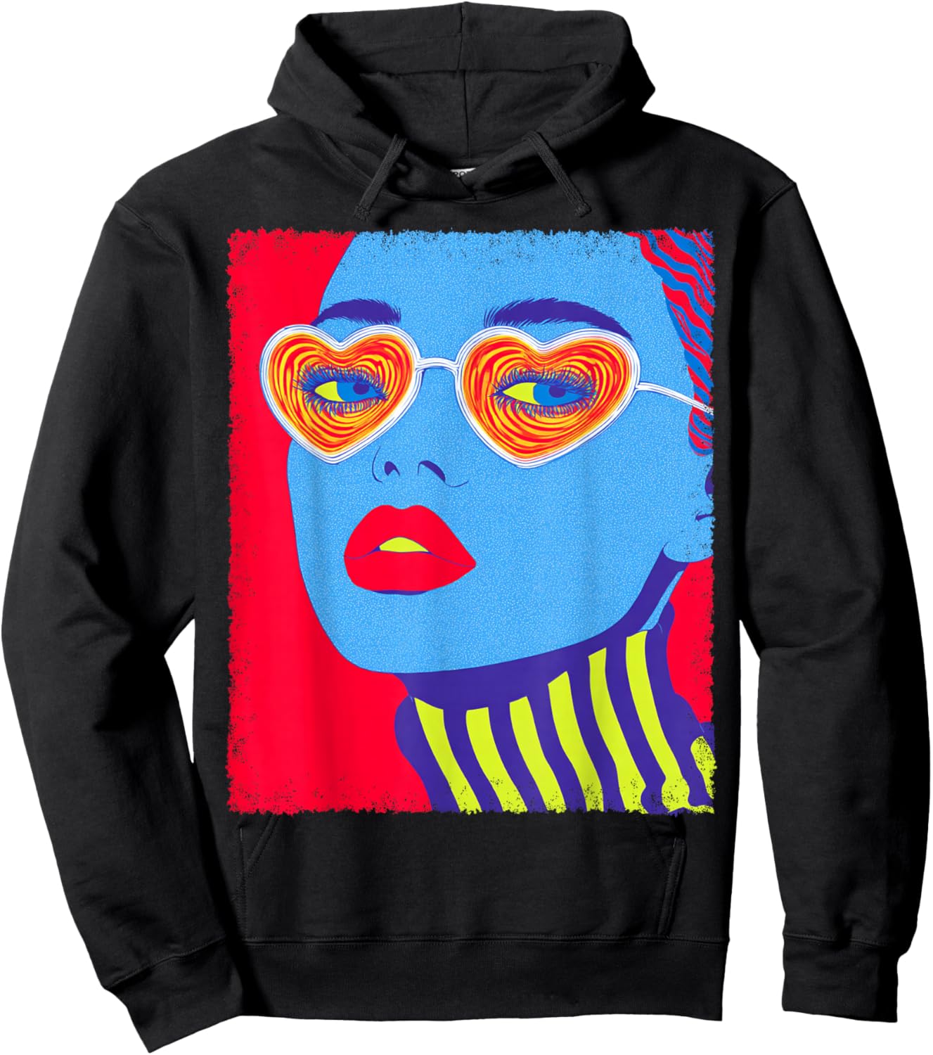 Women's Pop Art Hoodie - Hoodie | Black