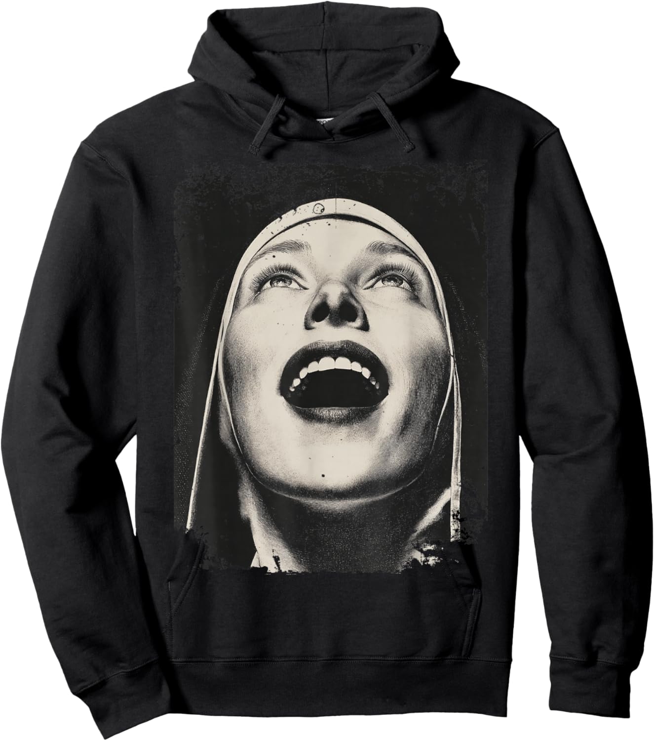 Gothic Nun Dark Demon Occult Horror Hoodie - Hoodie | Black