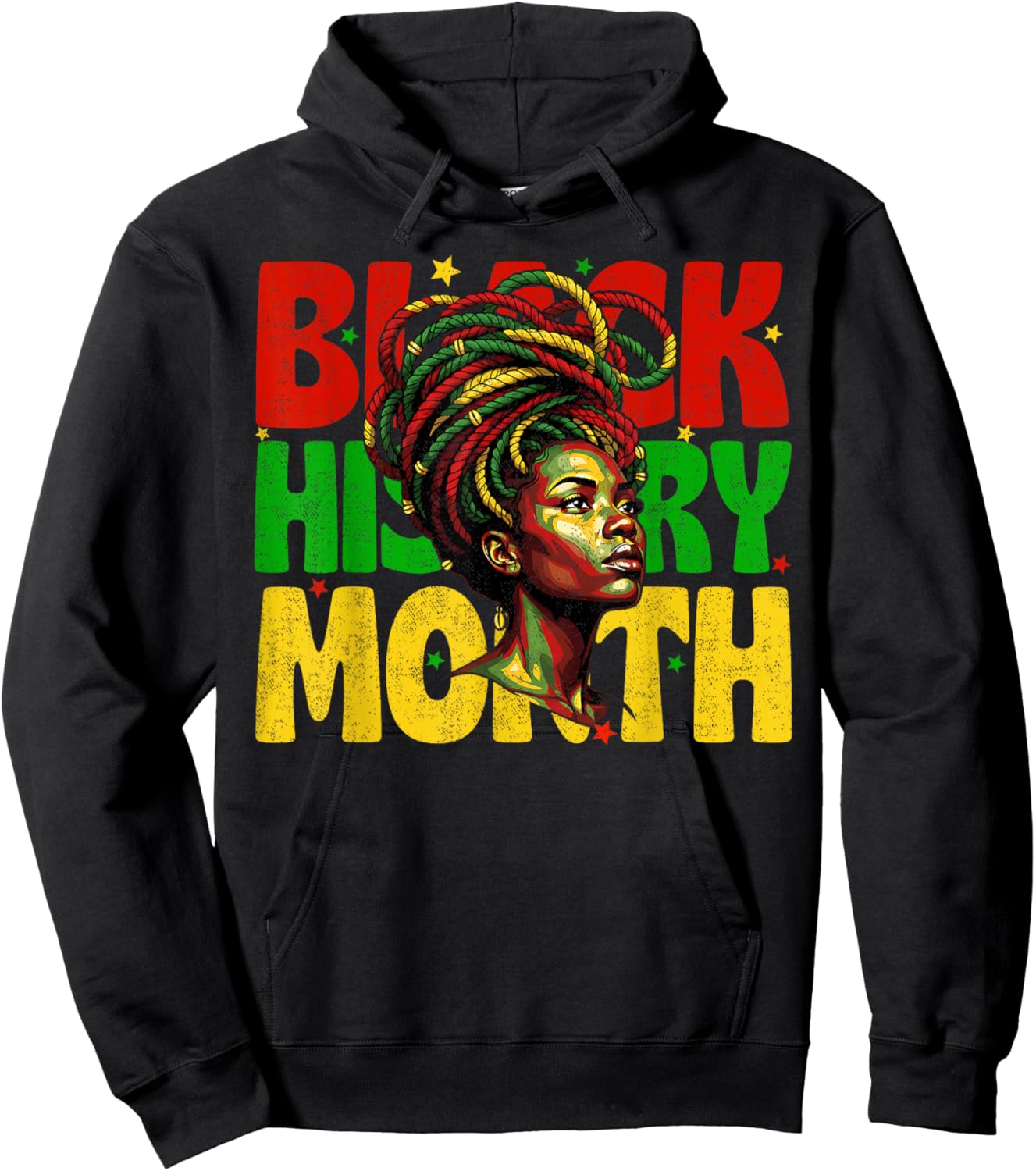I Am Black History Girls History Month Juneteenth Hoodie - Hoodie | Black