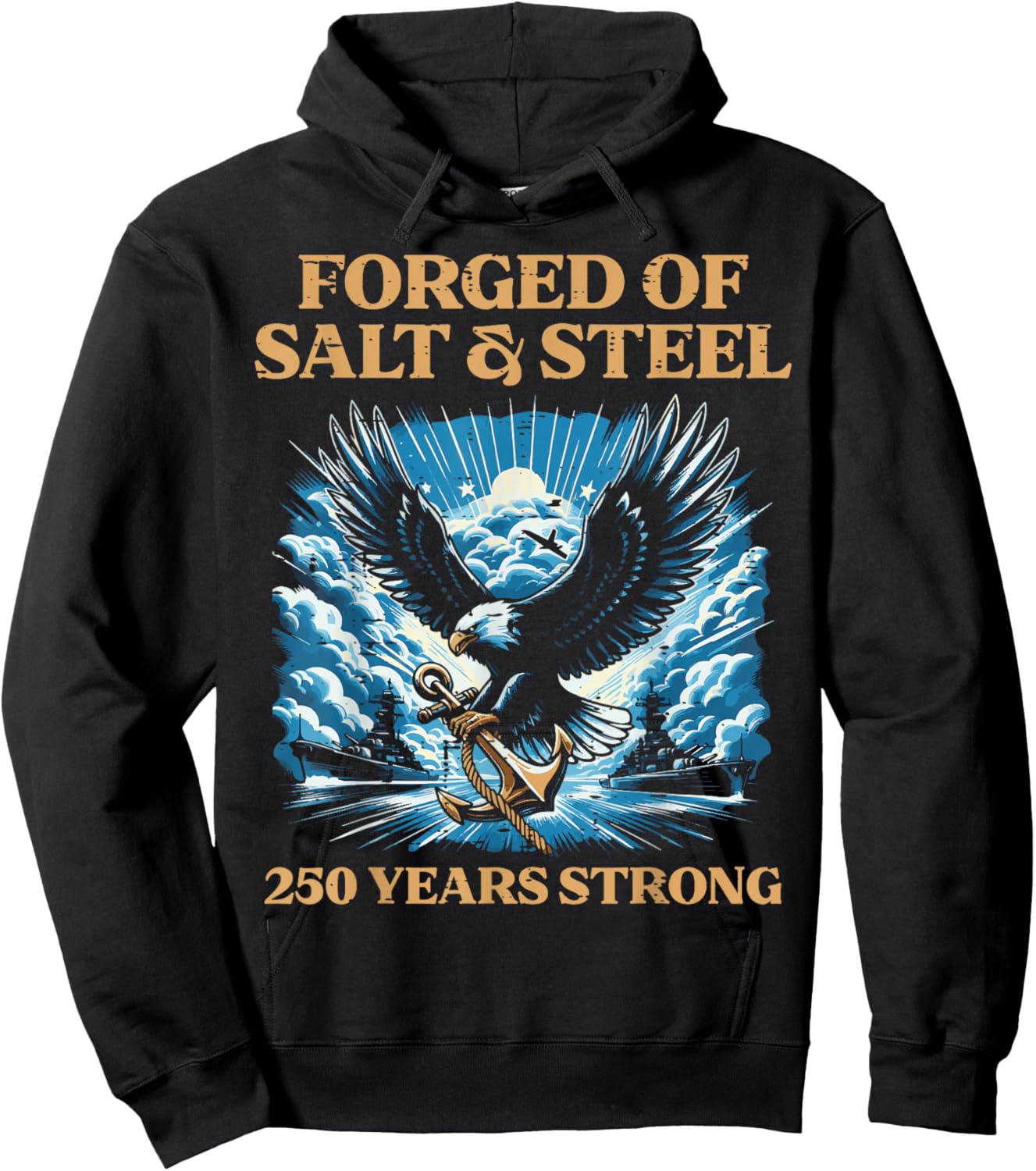 Forged 250 Year American 250th Anniversary USA Men Women Kid Hoodie - Hoodie | Black