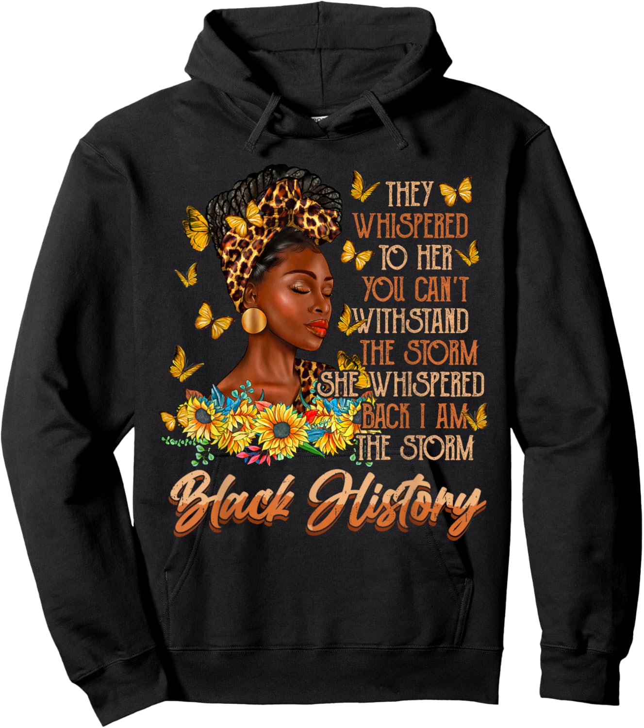 Storm Black History Month Women Melanin African Africa Queen Hoodie - Hoodie | Black