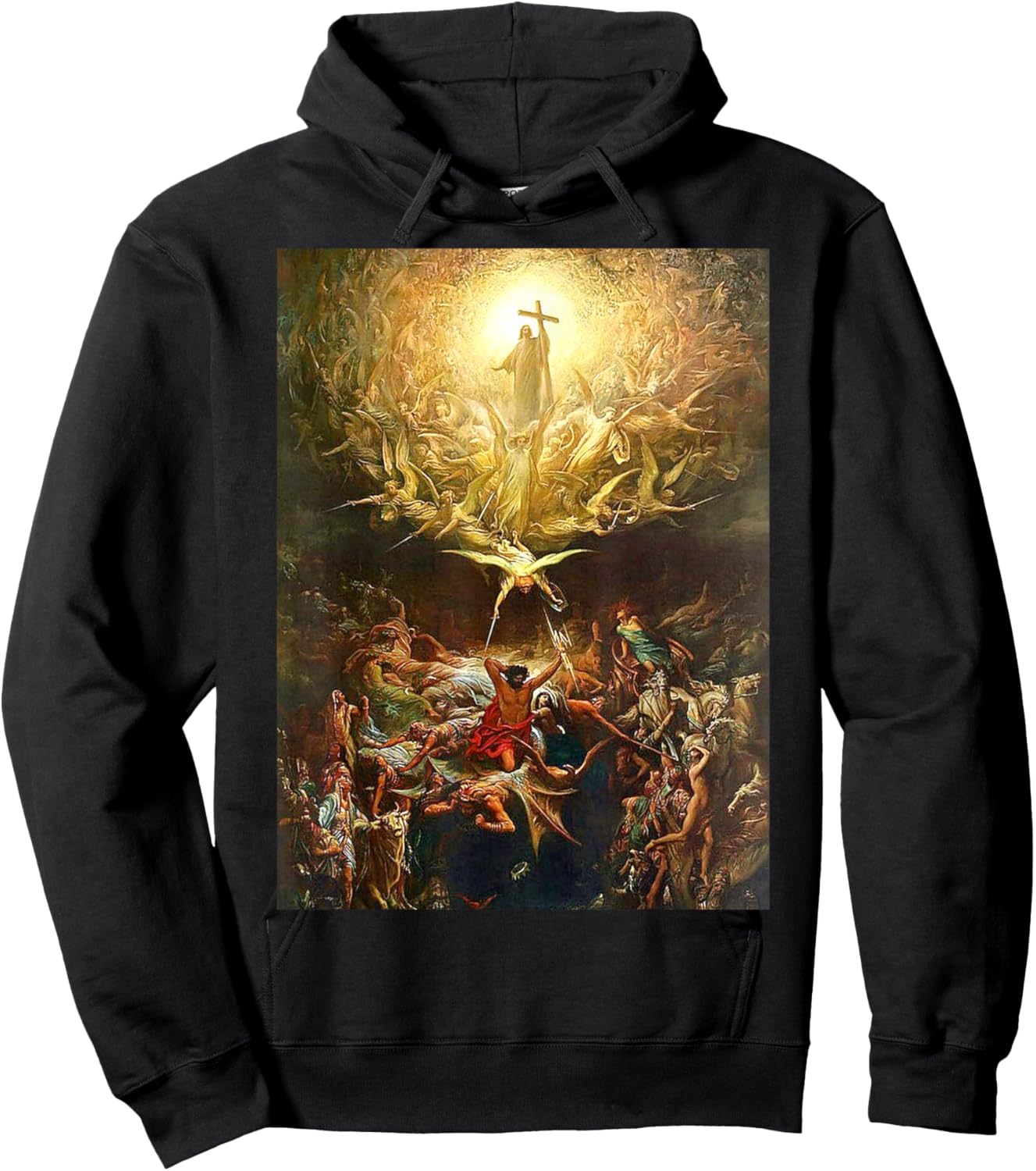 Triumph of Christianity Over Paganism Gustave Dore 1865 Hoodie - Hoodie | Black