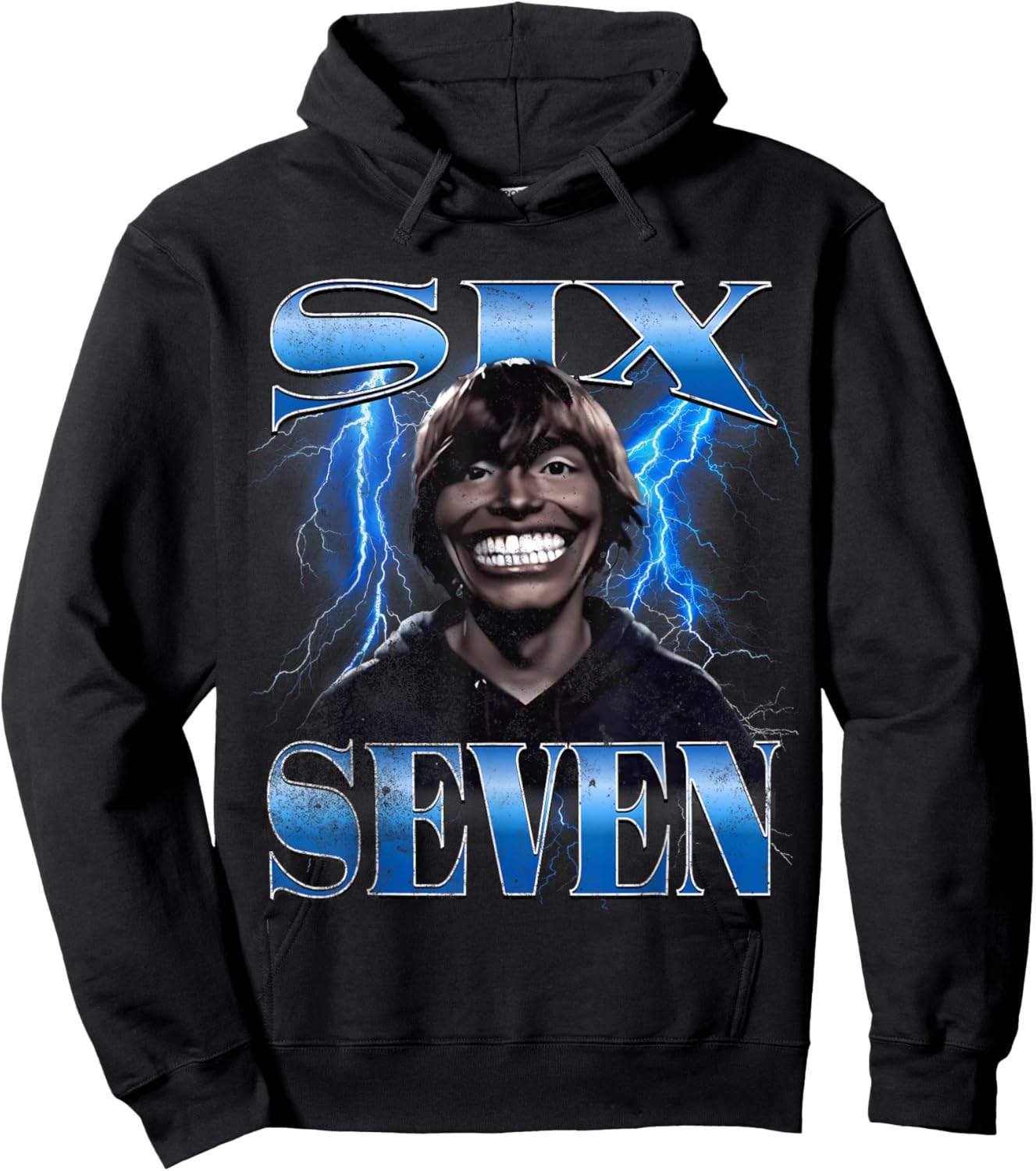 Six Seven Meme Bootleg Hoodie - Hoodie | Black