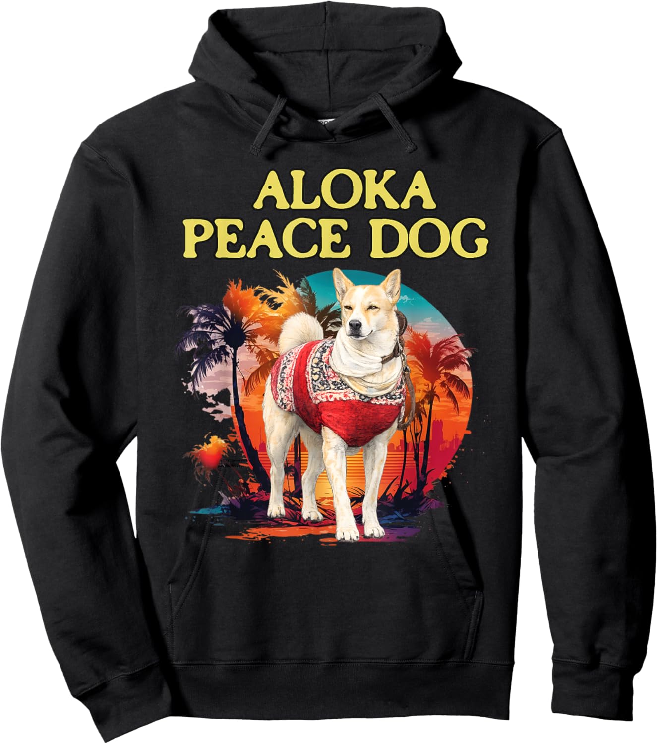 Aloka Peace Dog Shirt Walk for Peace 2026 Buddhist Dog Hoodie - Hoodie | Black