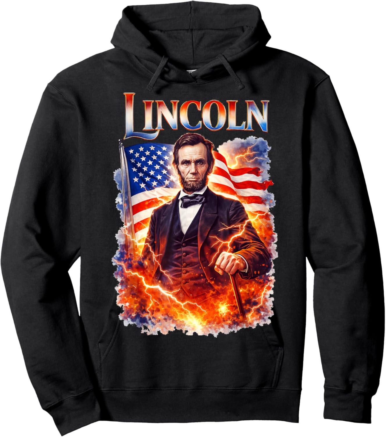 Abraham Lincoln Hoodie - Hoodie | Black