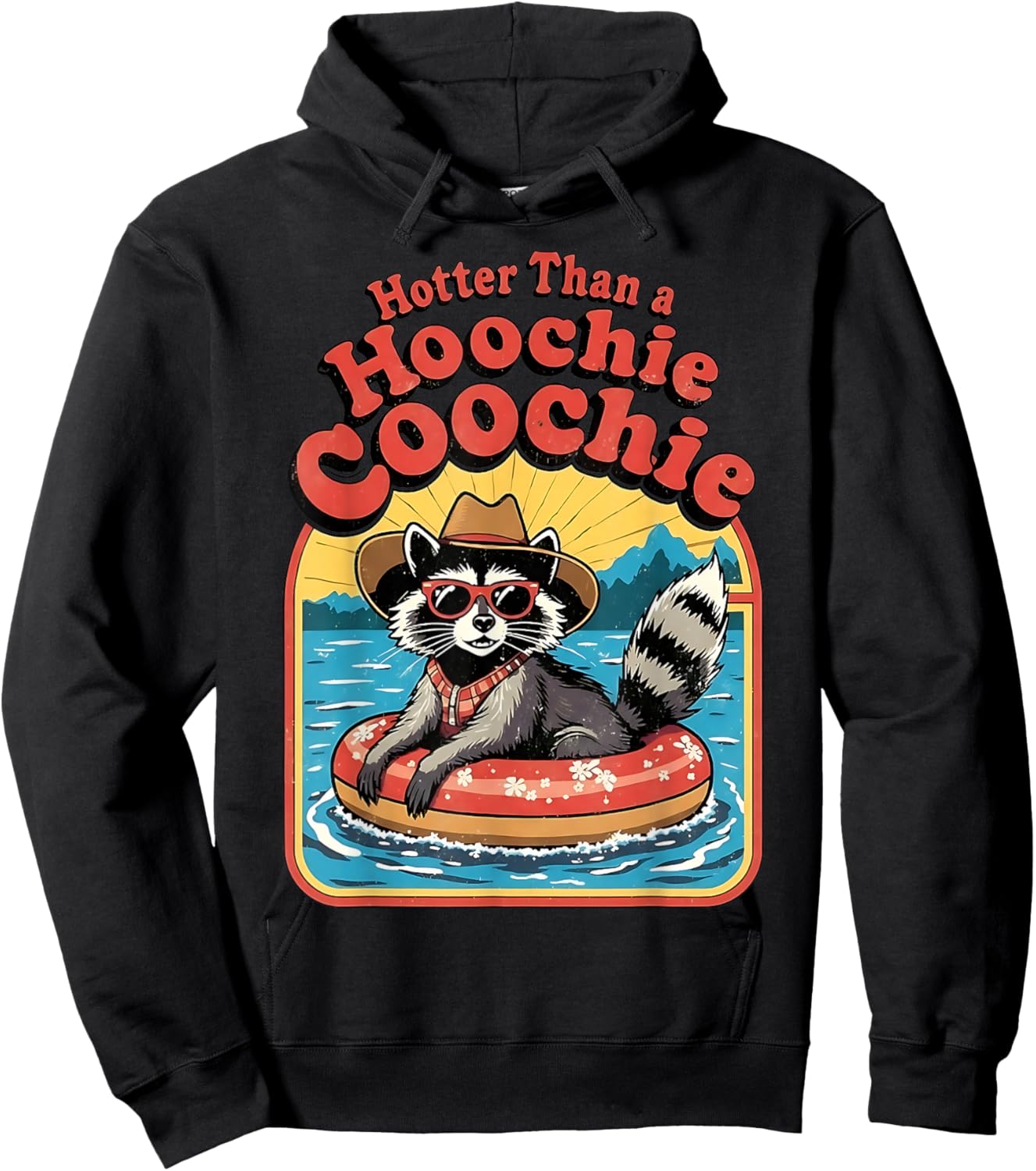 Funny Trash Panda Meme Hoodie - Hoodie | Black