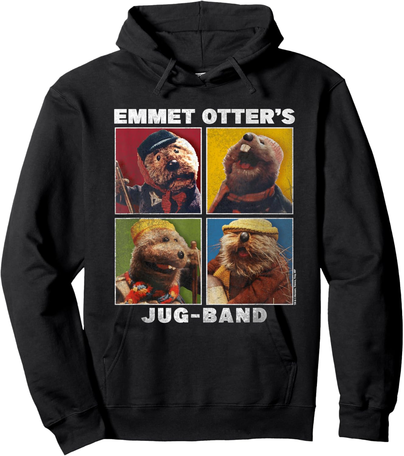 Emmet Otter Jug-Band Squared Hoodie - Hoodie | Black