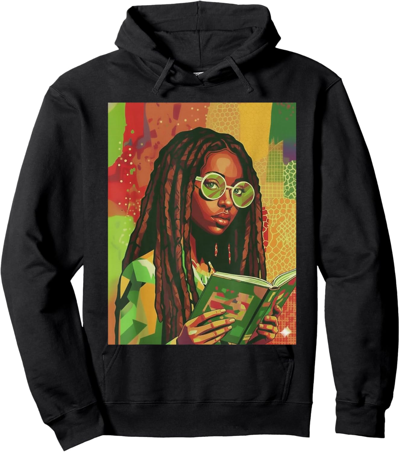 Black Women Reading Book, Educated Black History Month Women Hoodie - Hoodie | Black
