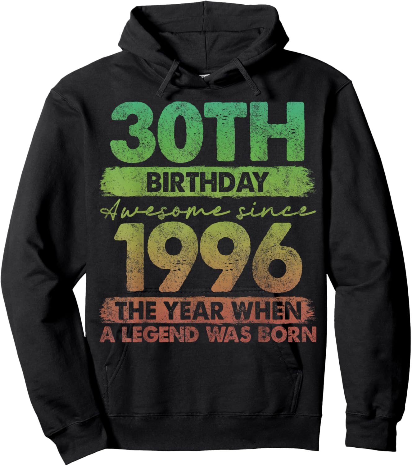 30 Year Old Gifts Vintage 1996 Limited Edition 30th Birthday Hoodie - Hoodie | Black