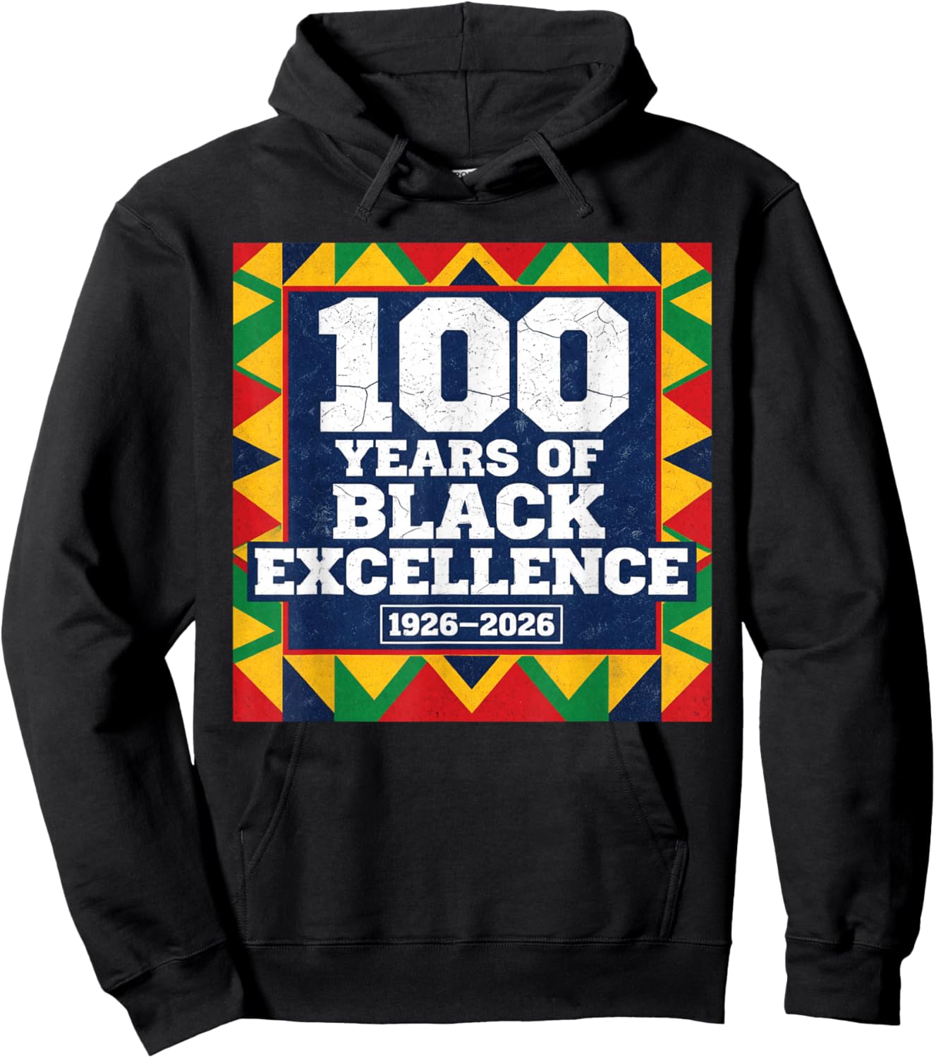 100 Years of Black Excellence Centennial Black History Month Hoodie - Hoodie | Black