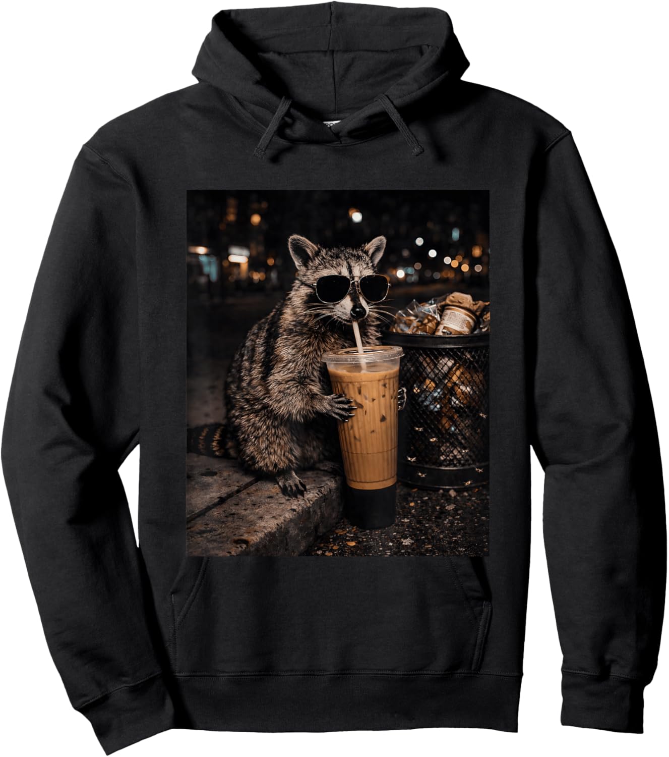 Sunglasses Caffeine Hoodie - Hoodie | Black