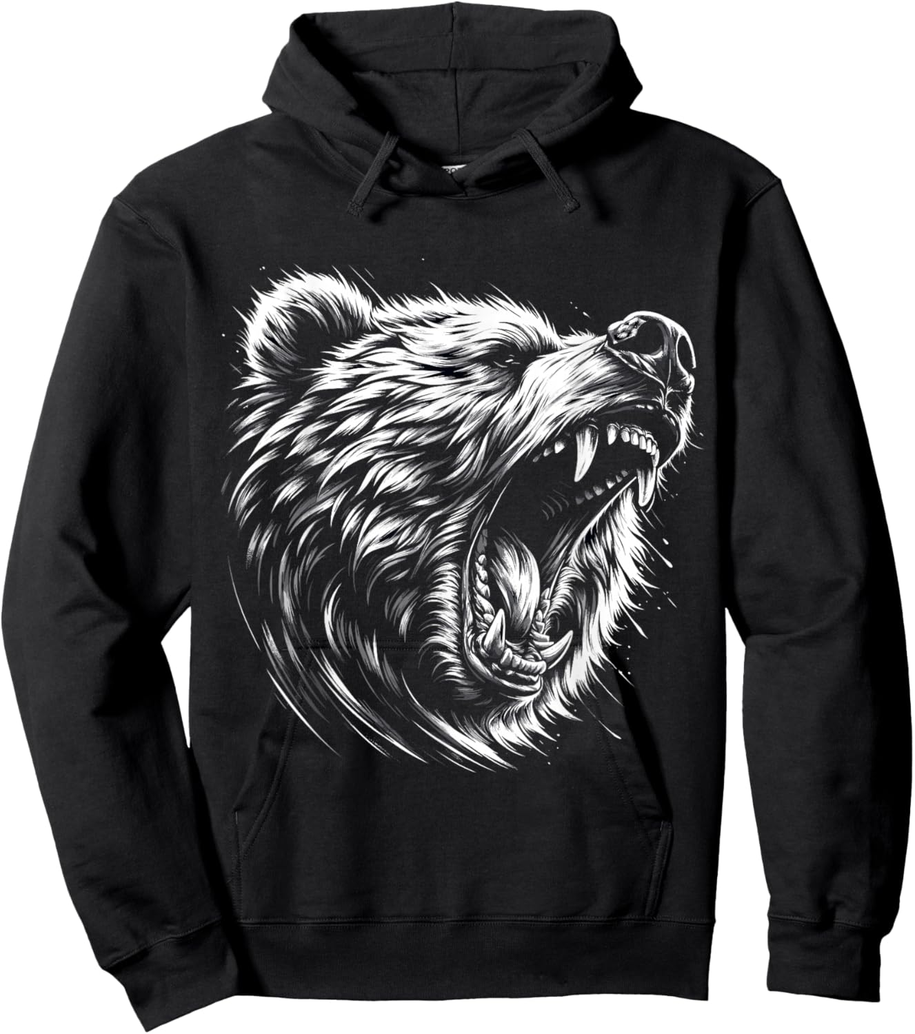 Grizzly Bear Hoodie - Hoodie | Black