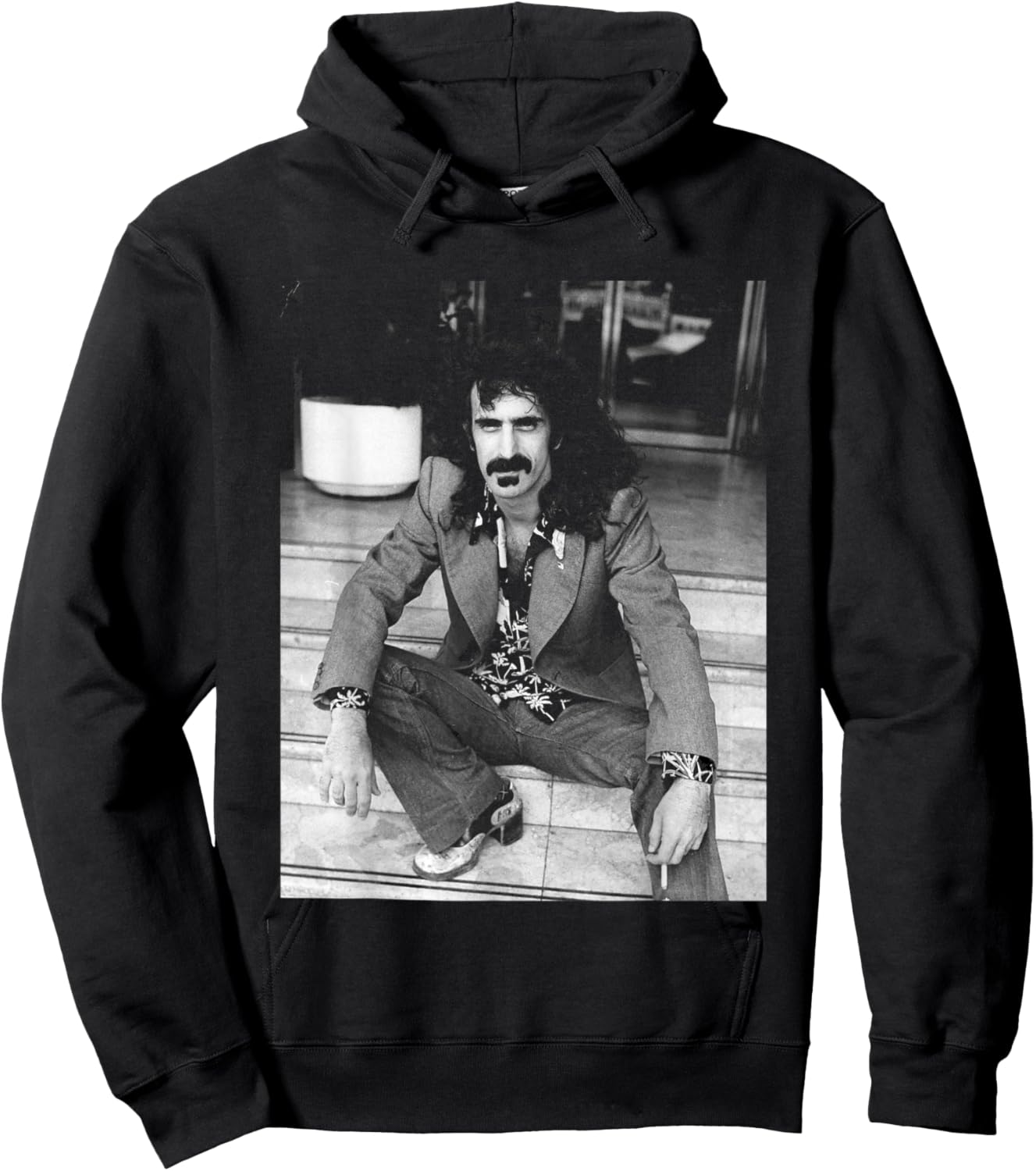 Frank Zappa 10 Years of The Mothers Tour in London 1974 Hoodie - Hoodie | Black