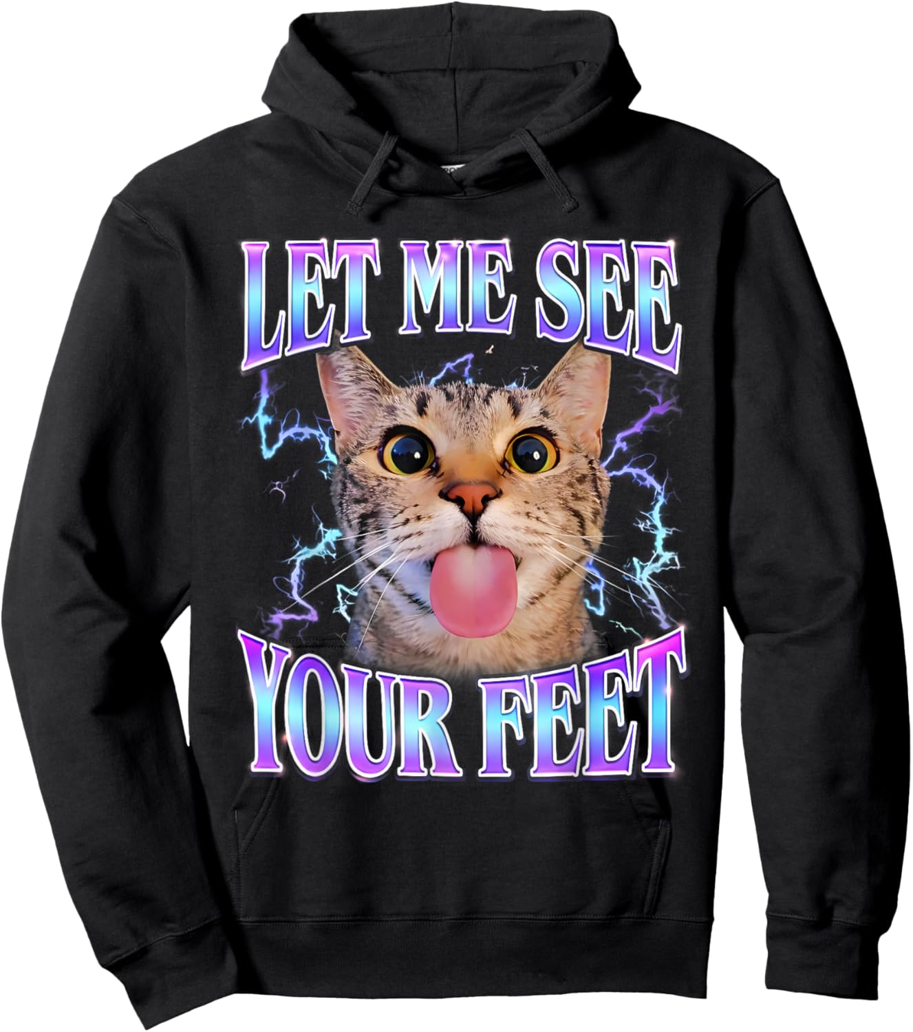 T-Shirt Hoodie - Hoodie | Black