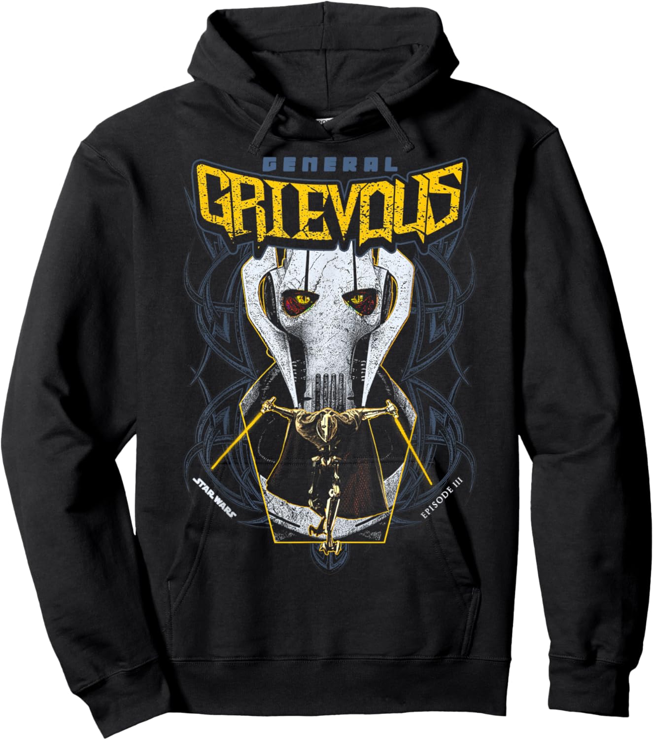 Star Wars Revenge of The Sith General Grievous Hoodie - Hoodie | Black