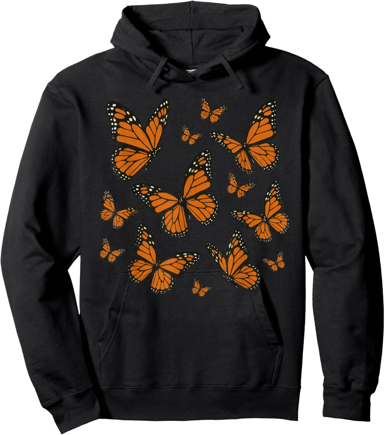 Monarch Butterflies Beautiful Butterfly Hoodie - Hoodie | Black