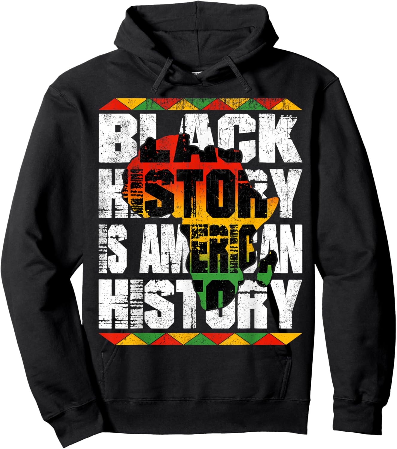 Black History is American History Men Women Kids African Hoodie - Hoodie | Black