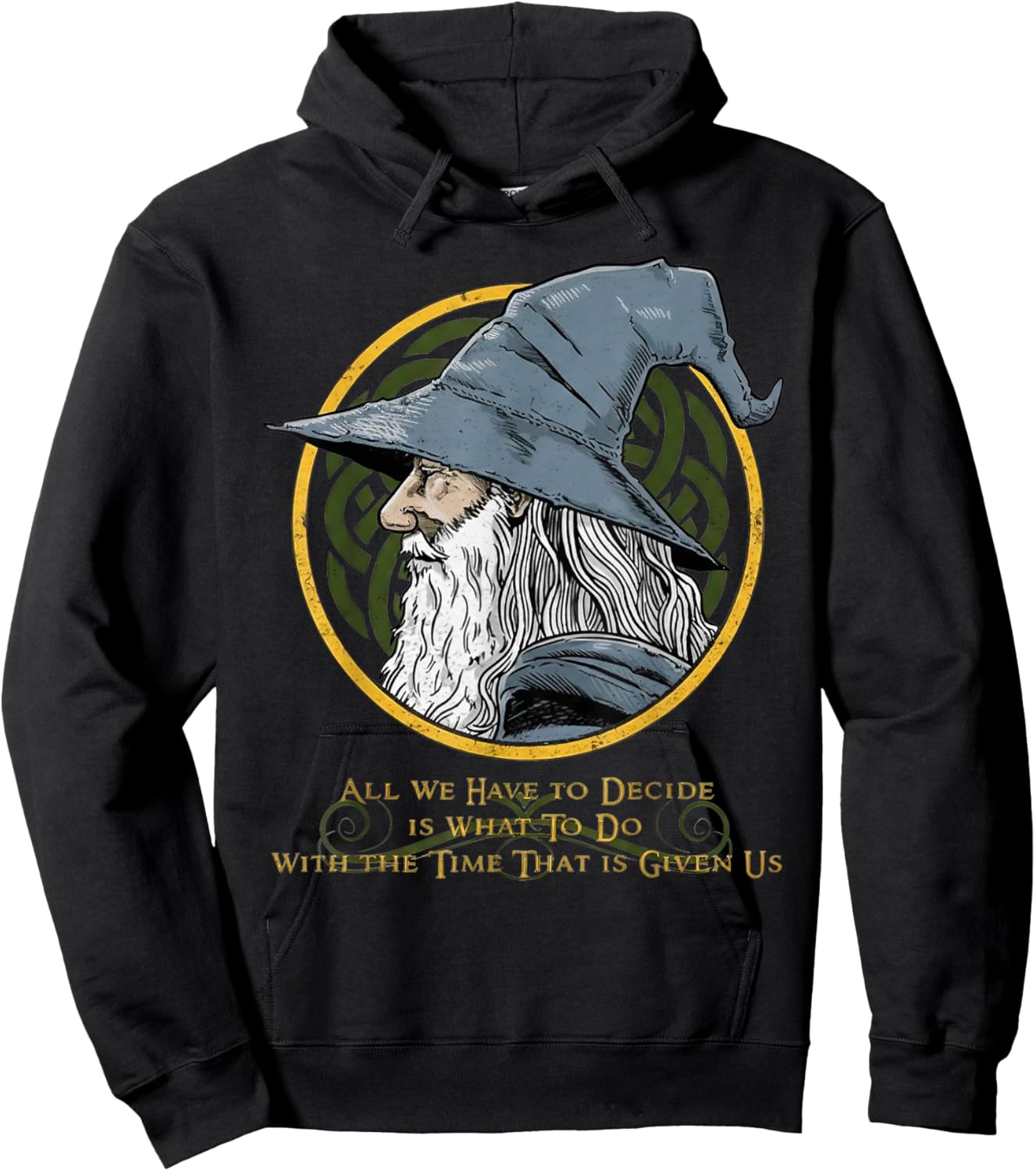 All We Have to Decide is What to Do with The Time Hoodie - Hoodie | Black