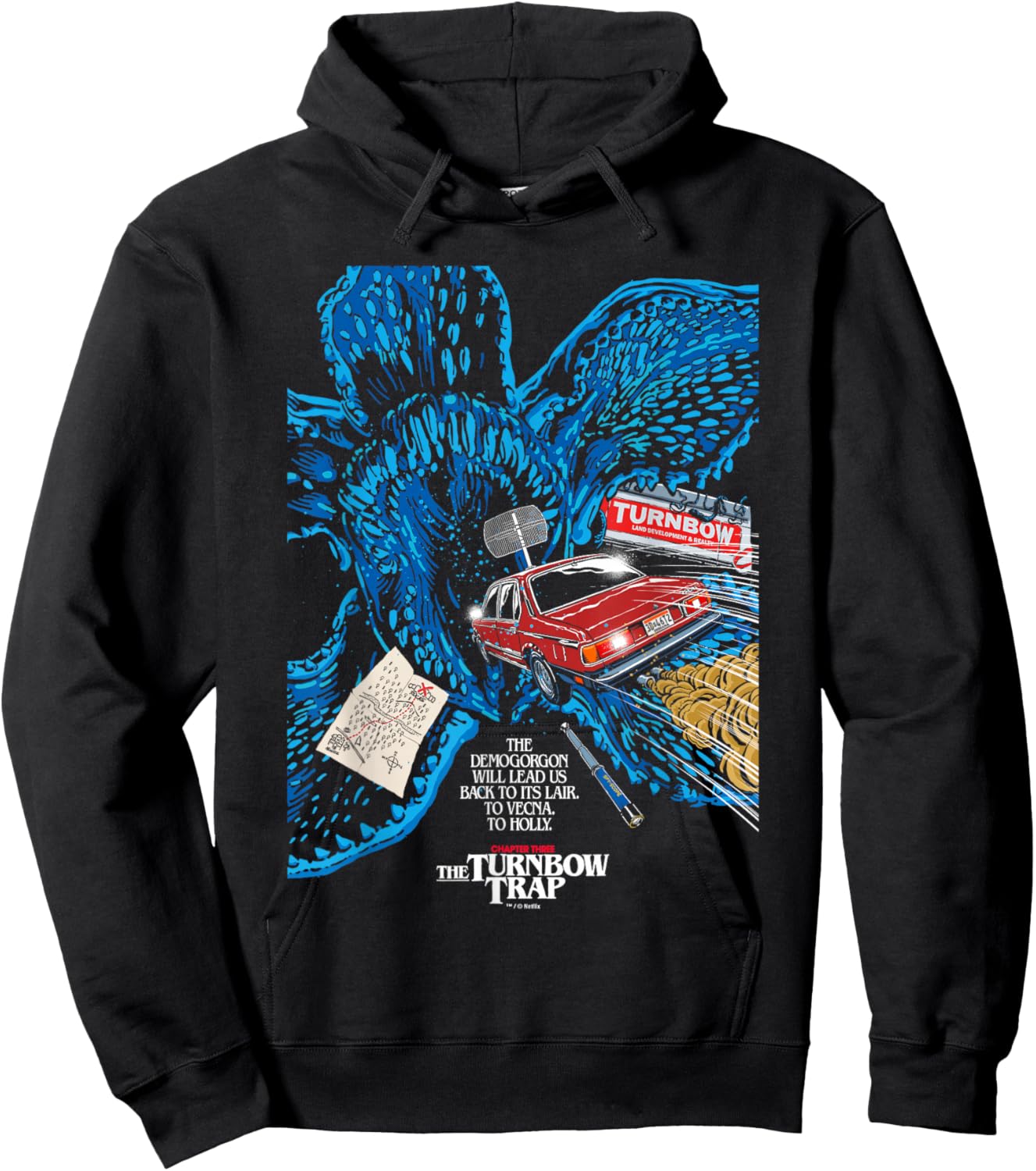 Stranger Things Season 5 X Butcher Billy The Turnbow Trap Hoodie - Hoodie | Black