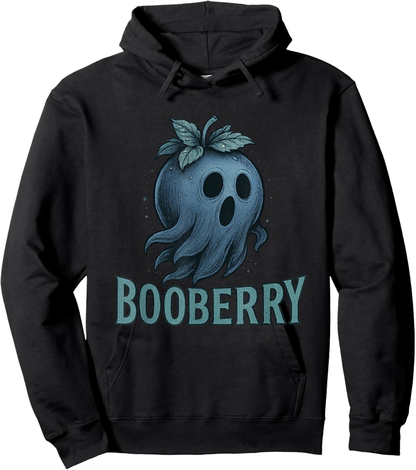 Halloween Shirt Booberry Ghost Blueberry Pumpkin Hoodie - Hoodie | Black