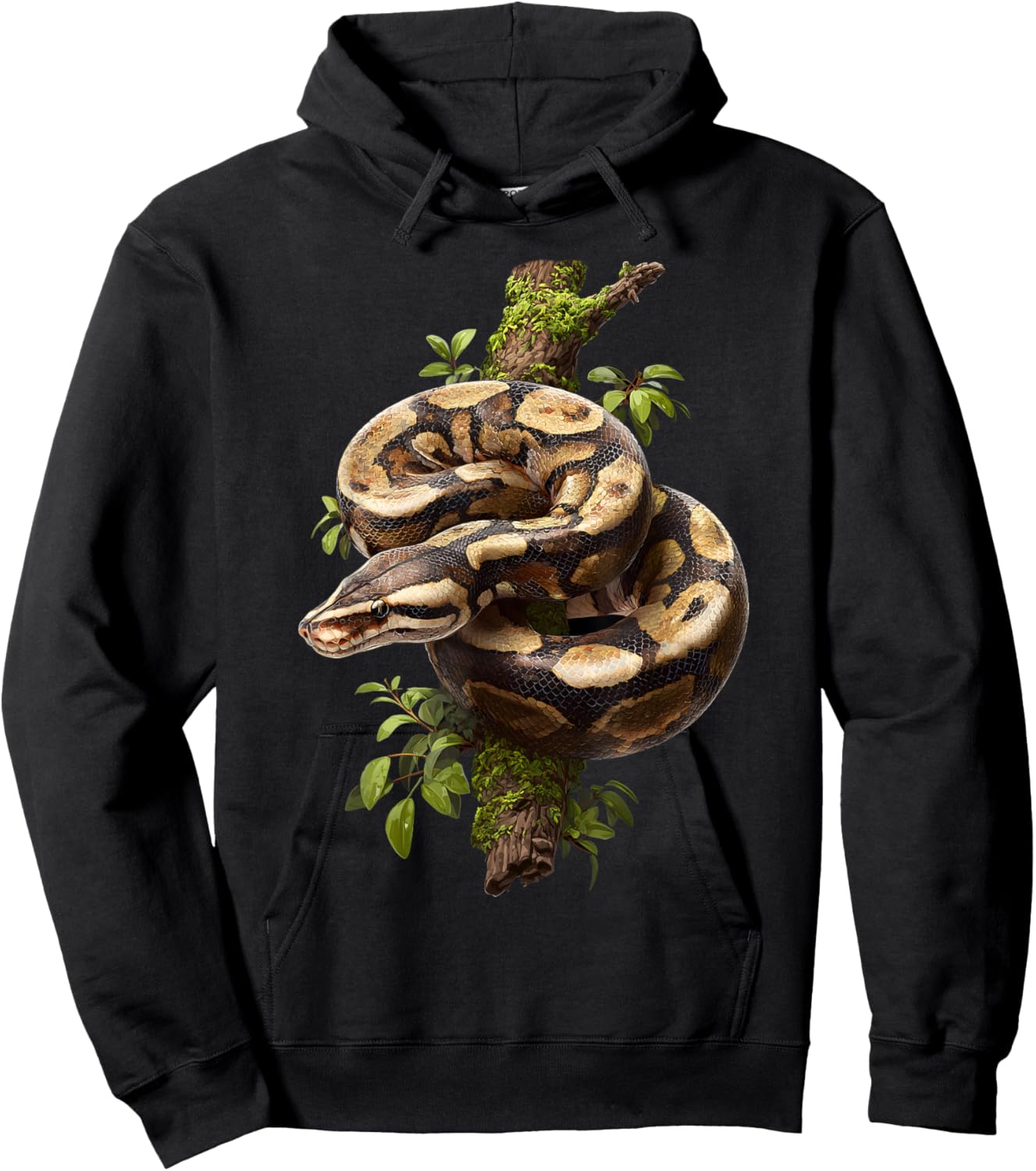 Ball Python Lover Reptile Keeper Snake Owner Hoodie - Hoodie | Black