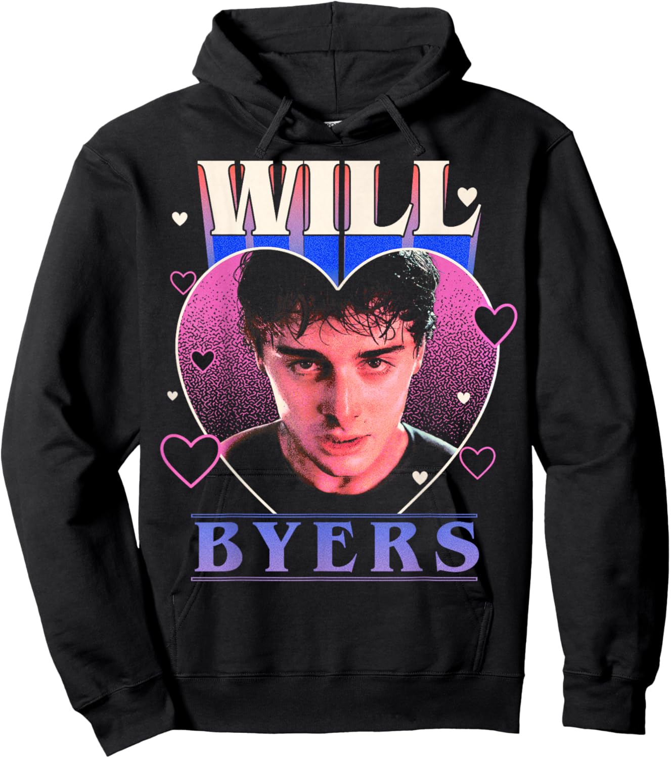 Stranger Things Valentine's Day Will Byers Will You Be Mine Hoodie - Hoodie | Black