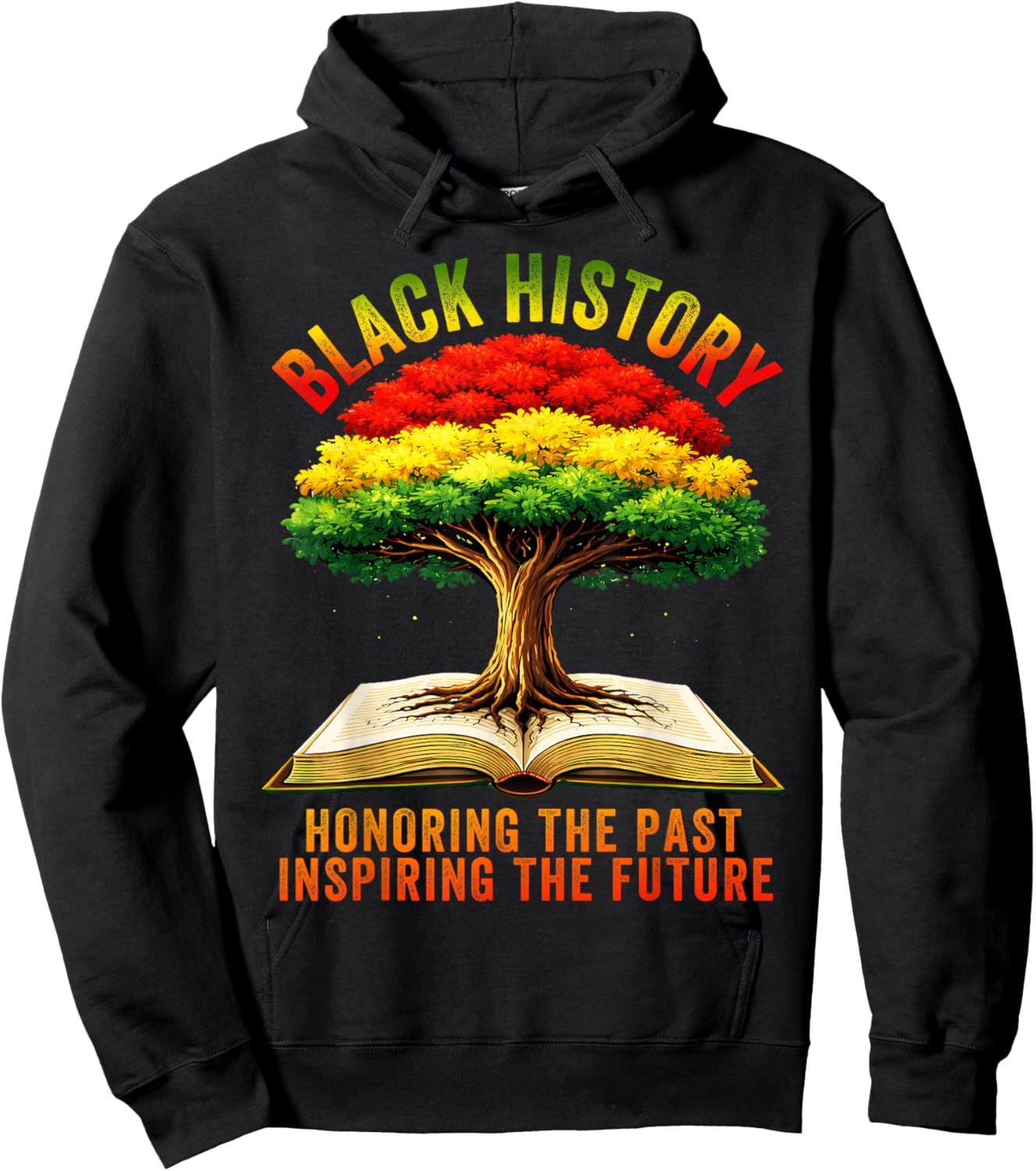 Black History Month Shirt Men Women Kids Patriotic African Hoodie - Hoodie | Black